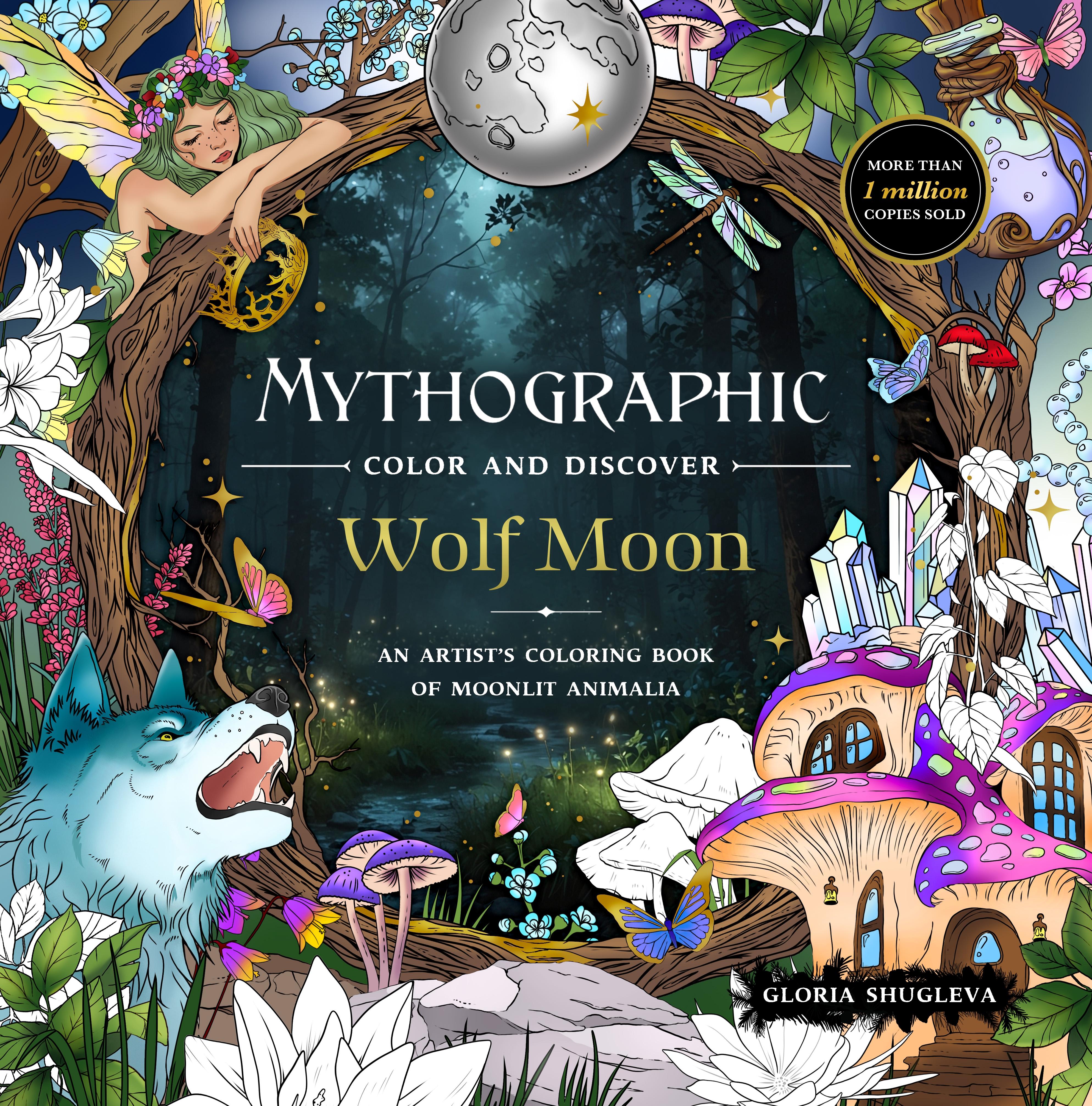 Vorderes Coverbild Mythographic Color and Discover: Wolf Moon