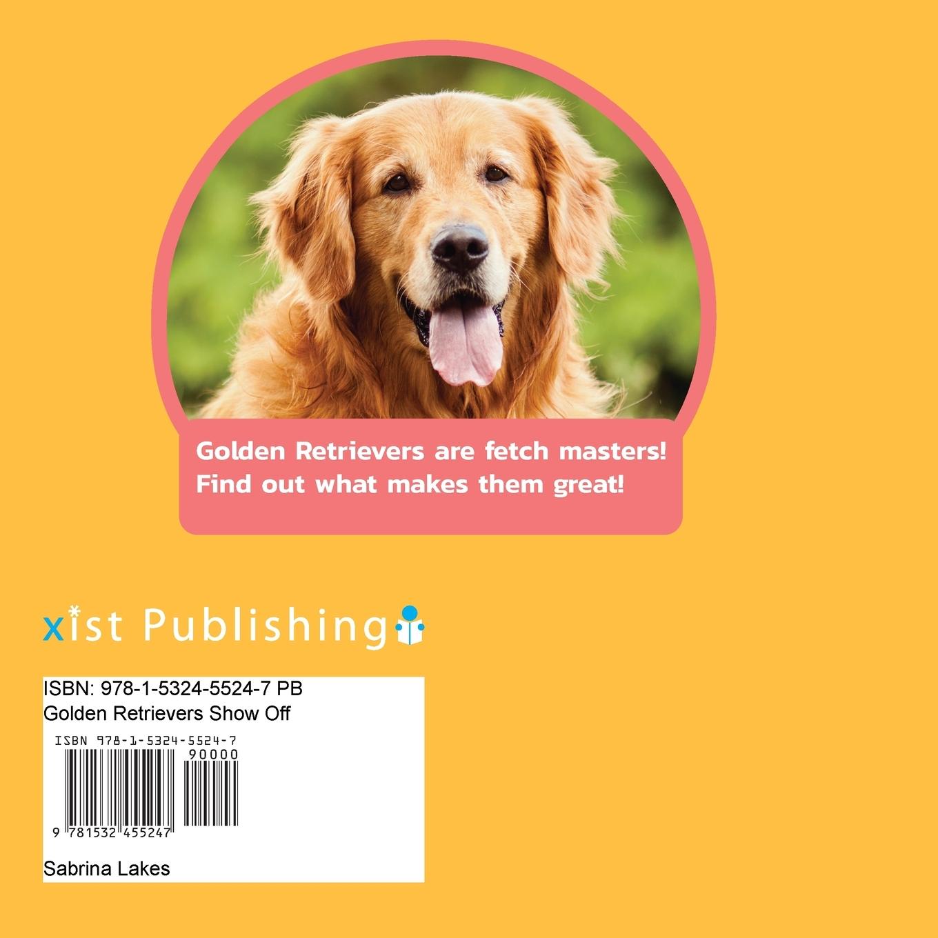 Rückseitencover Golden Retrievers Show Off