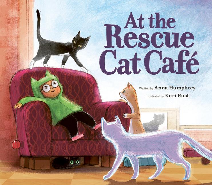 Vorderes Coverbild At the Rescue Cat Café
