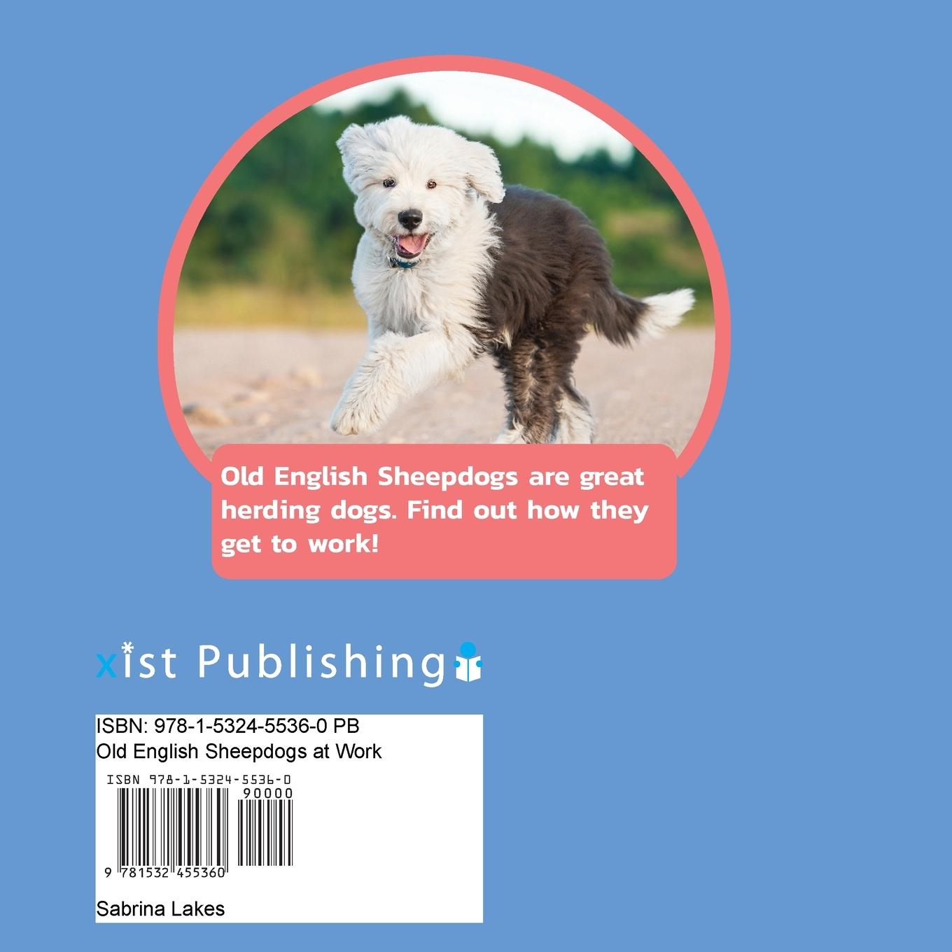 Rückseitencover Old English Sheepdogs at Work