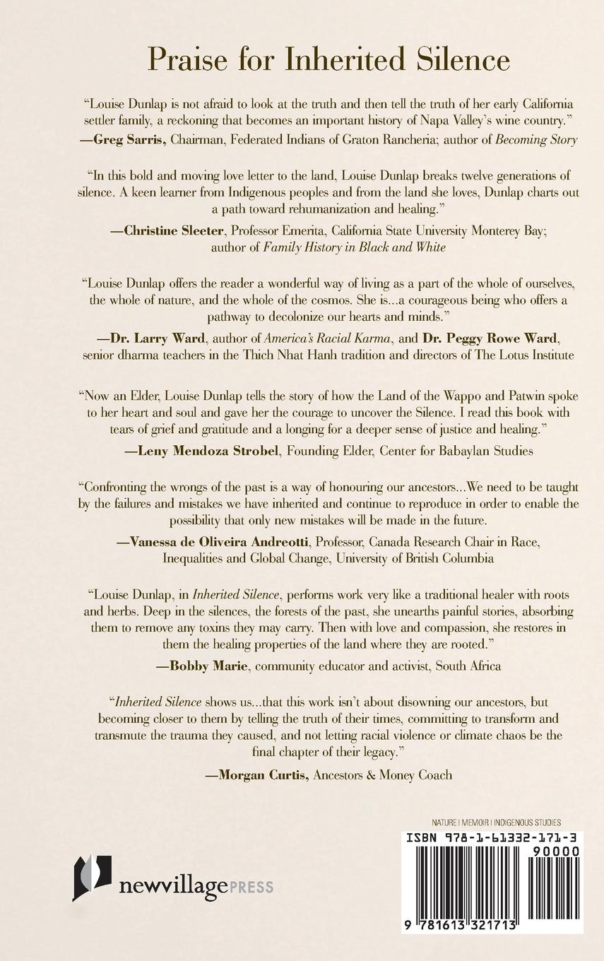 Rückseitencover Inherited Silence