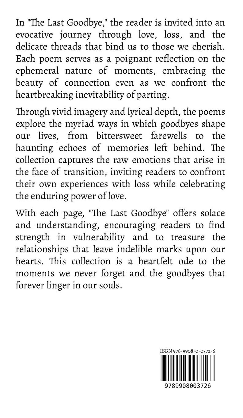 Rückseitencover The Last Goodbye