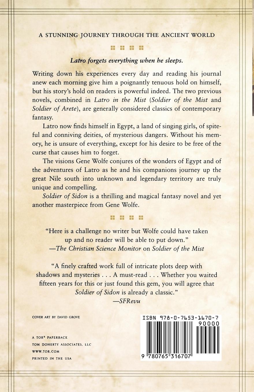 Rückseitencover Soldier of Sidon