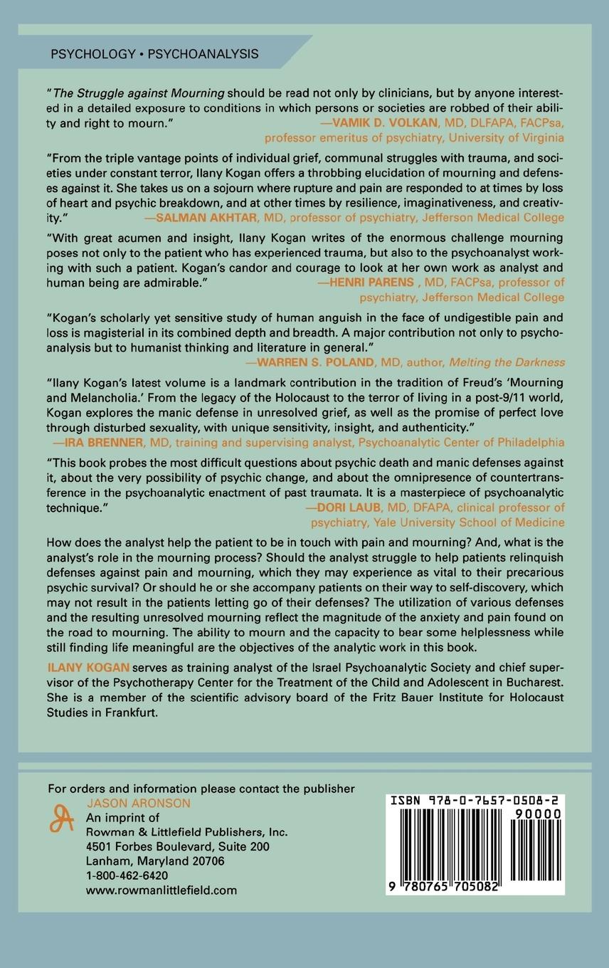 Rückseitencover Struggle Against Mourning