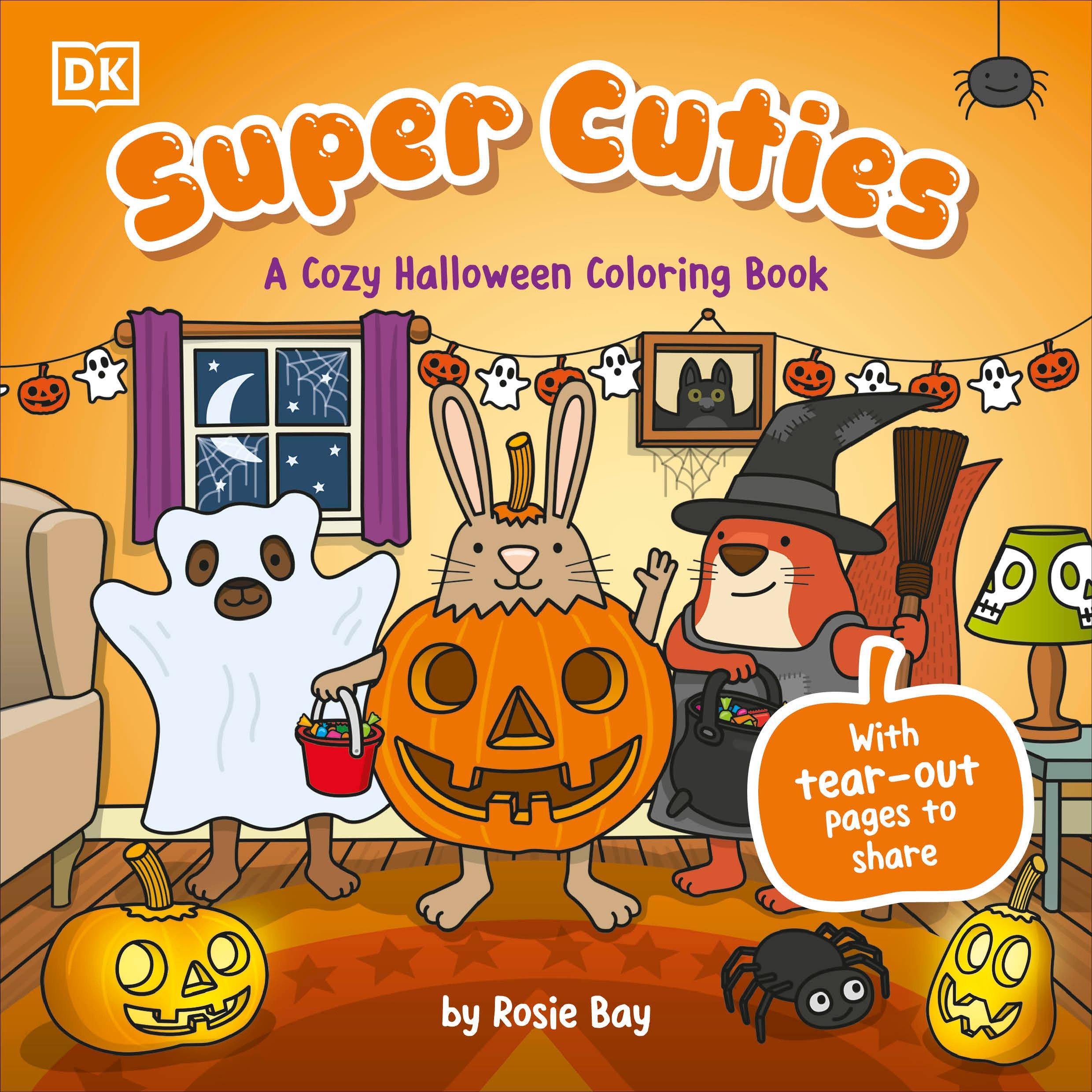 Vorderes Coverbild Super Cuties: A Cozy Halloween Coloring Book