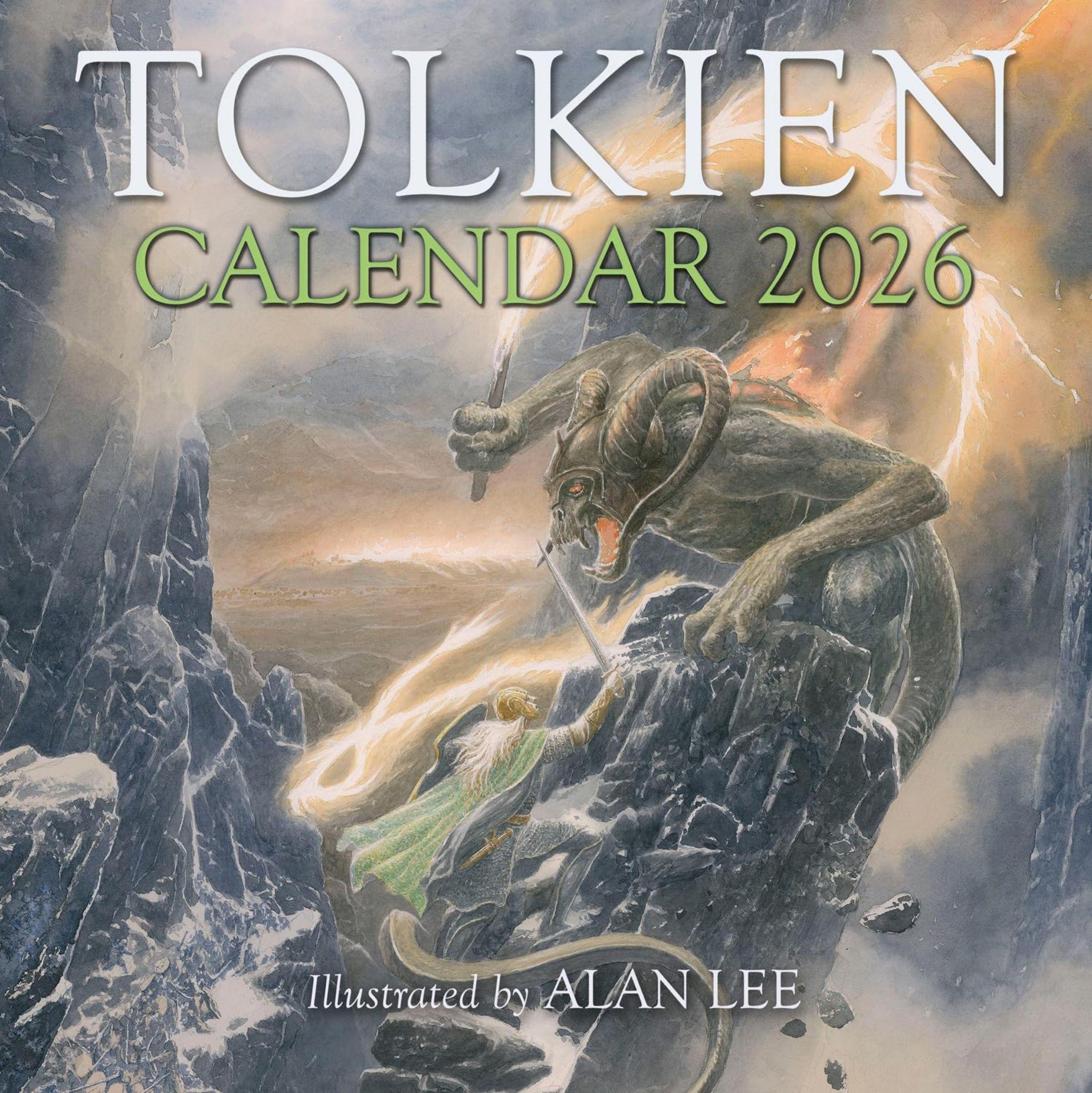 Vorderes Coverbild Tolkien Calendar 2026