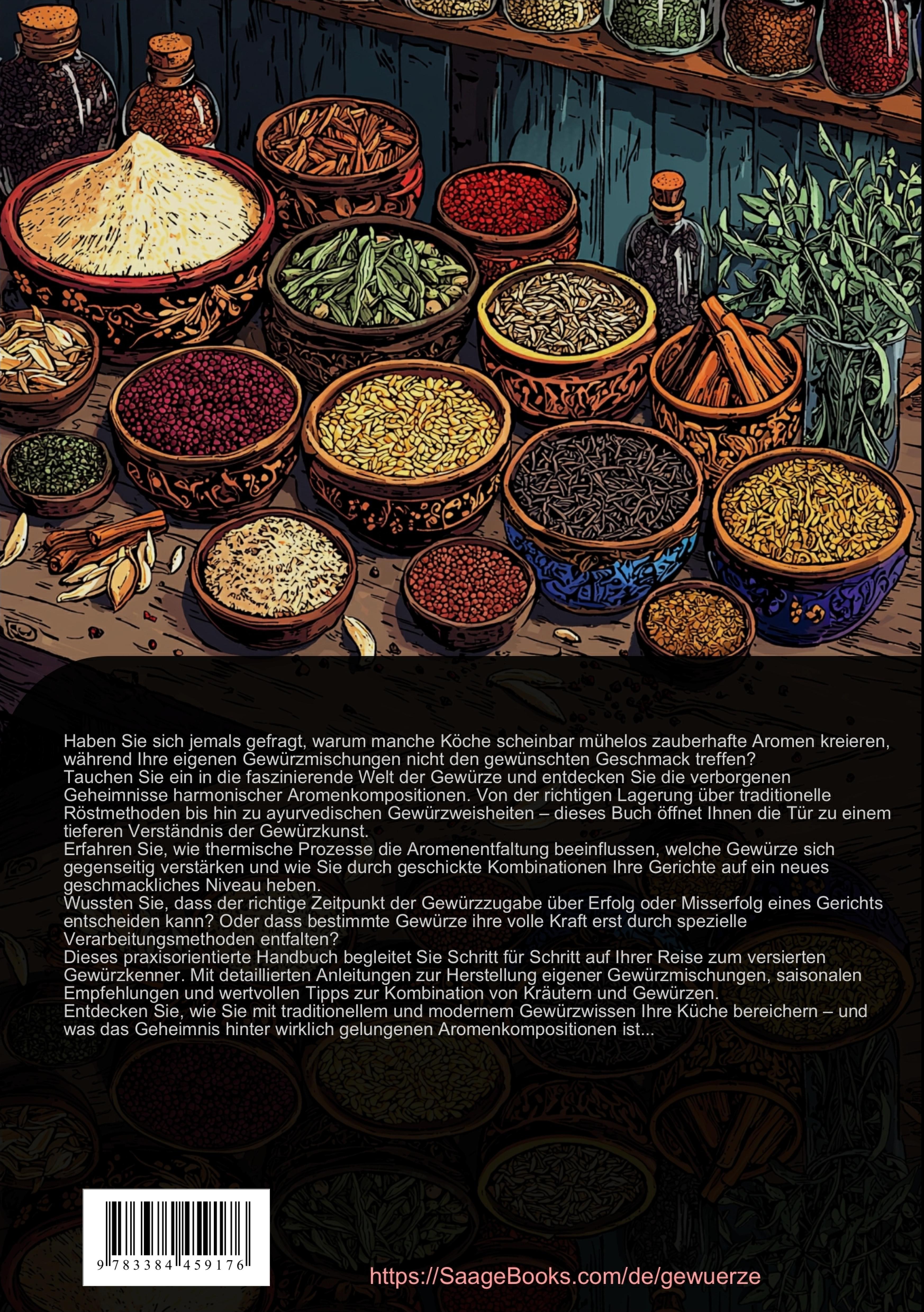 Rückseitencover Gewürze & Aromen: Die Welt der Gewürze und Kräuter