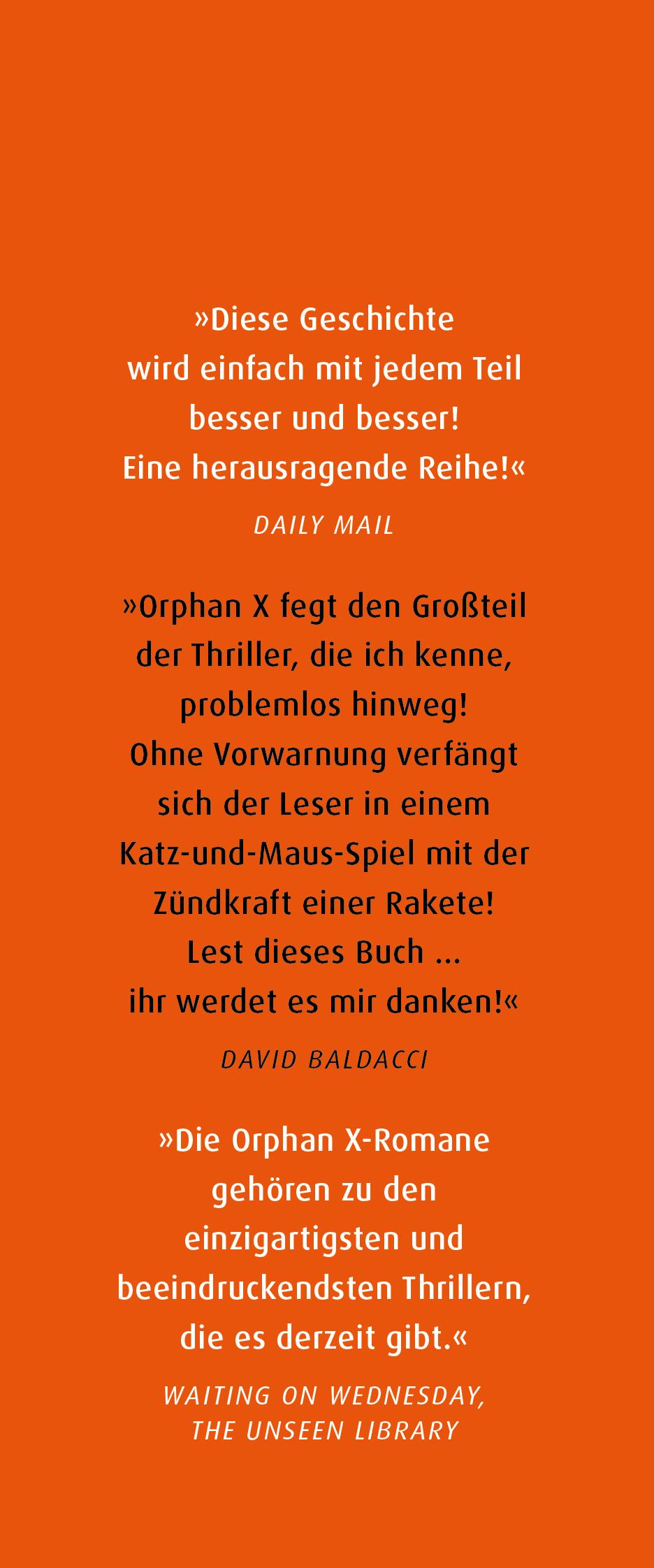 Beispielinhalt (Bild) Der letzte Orphan. Ein Orphan X Thriller von Gregg Hurwitz