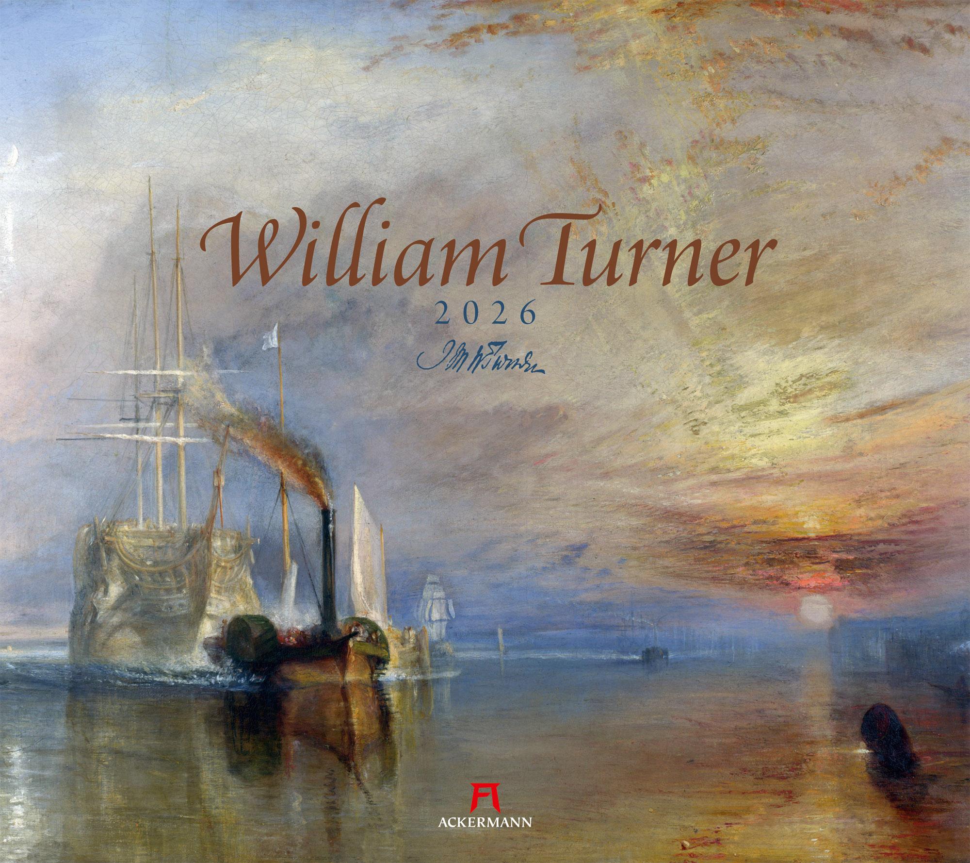 Vorderes Coverbild William Turner Kalender 2026