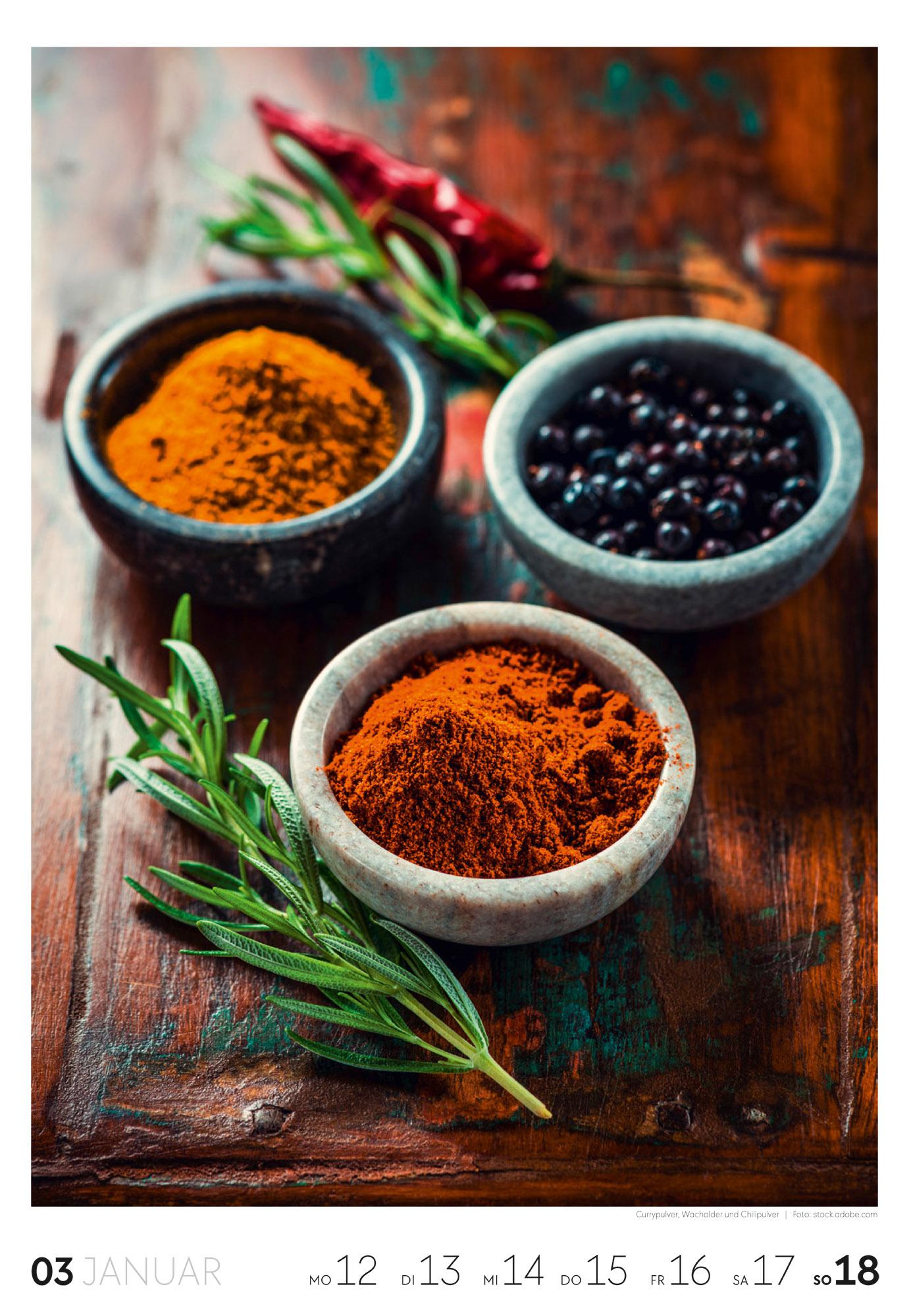 Beispielinhalt (Bild) Essen Wochenkalender 2026