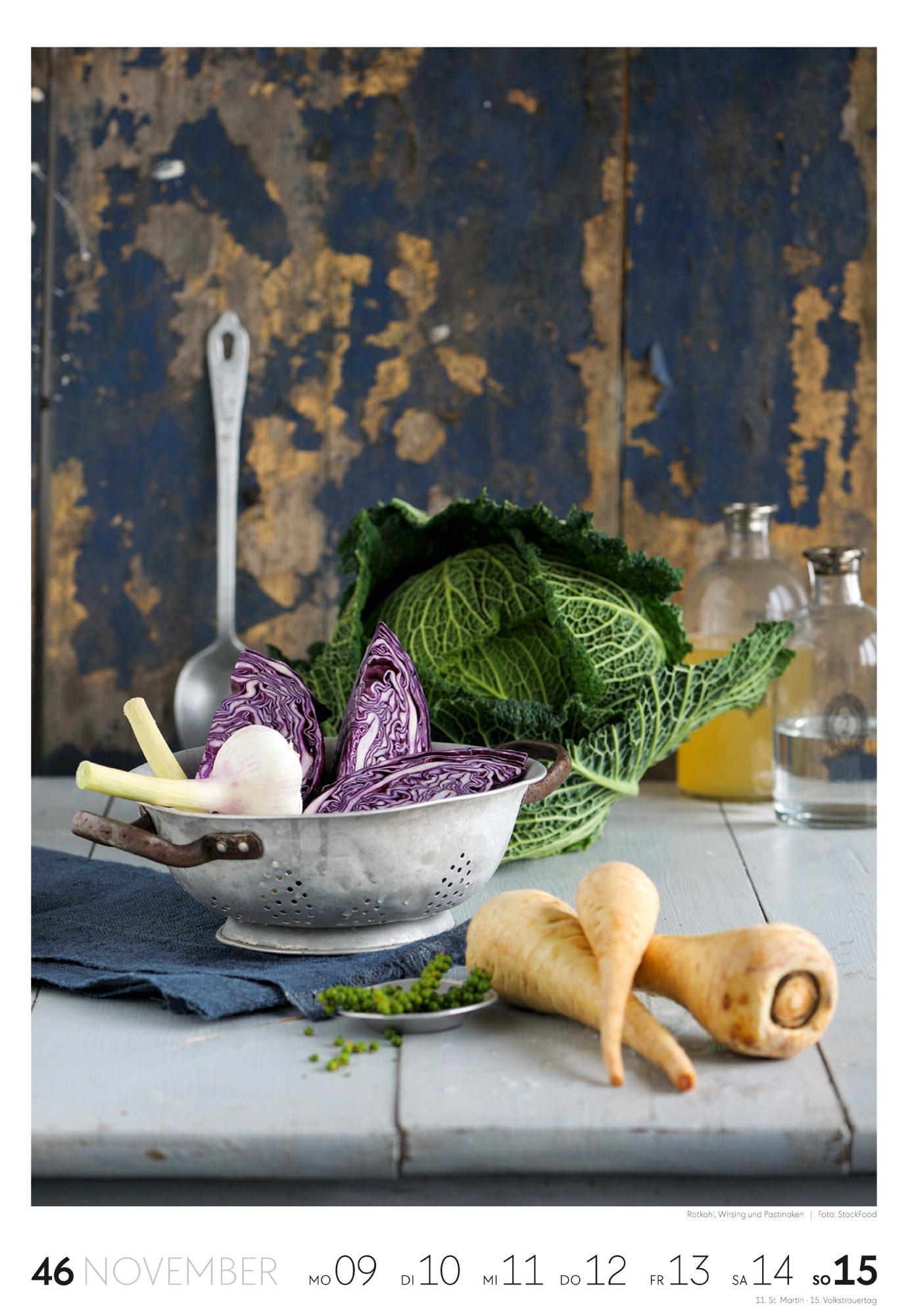 Beispielinhalt (Bild) Essen Wochenkalender 2026