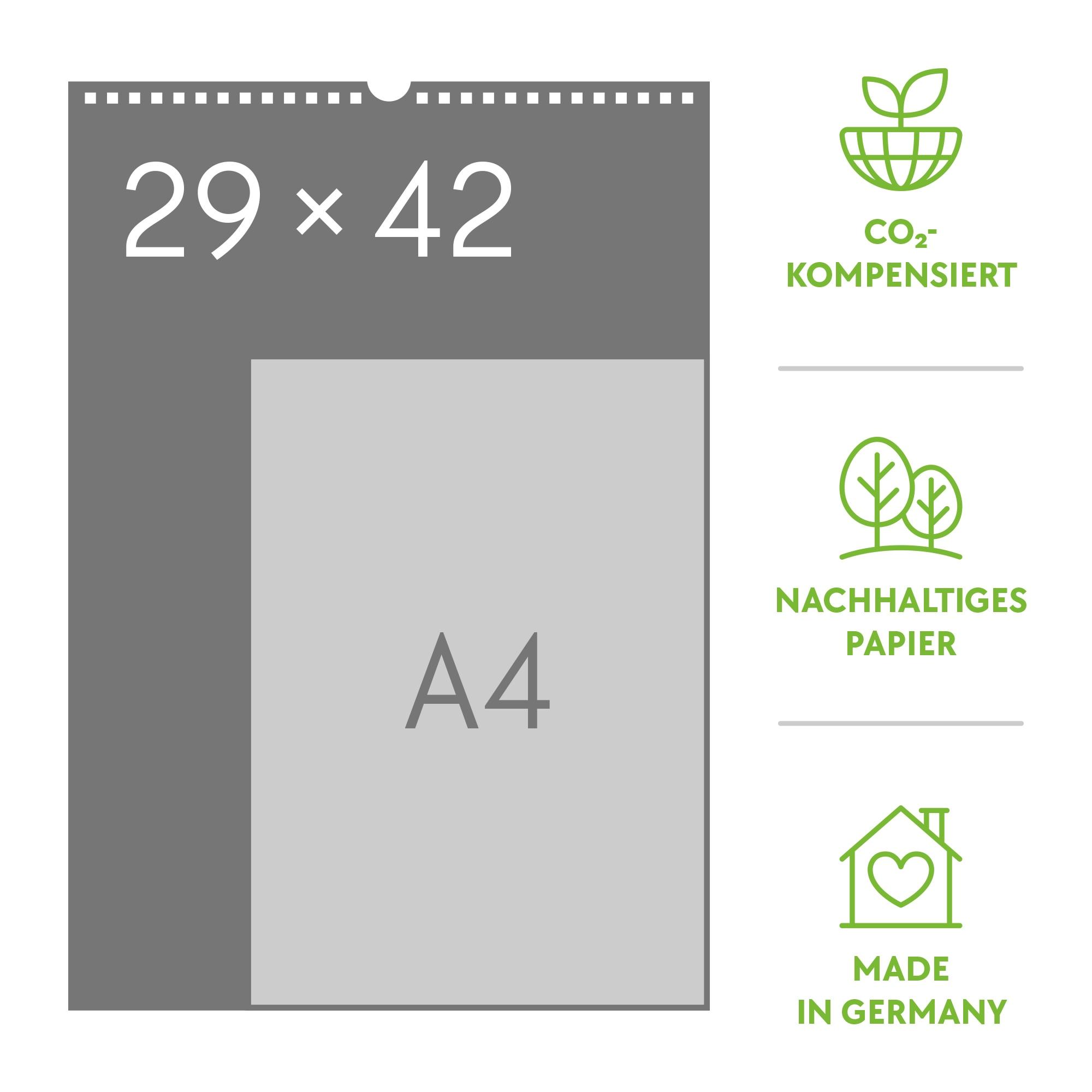 Beispielinhalt (Bild) Essen Wochenkalender 2026