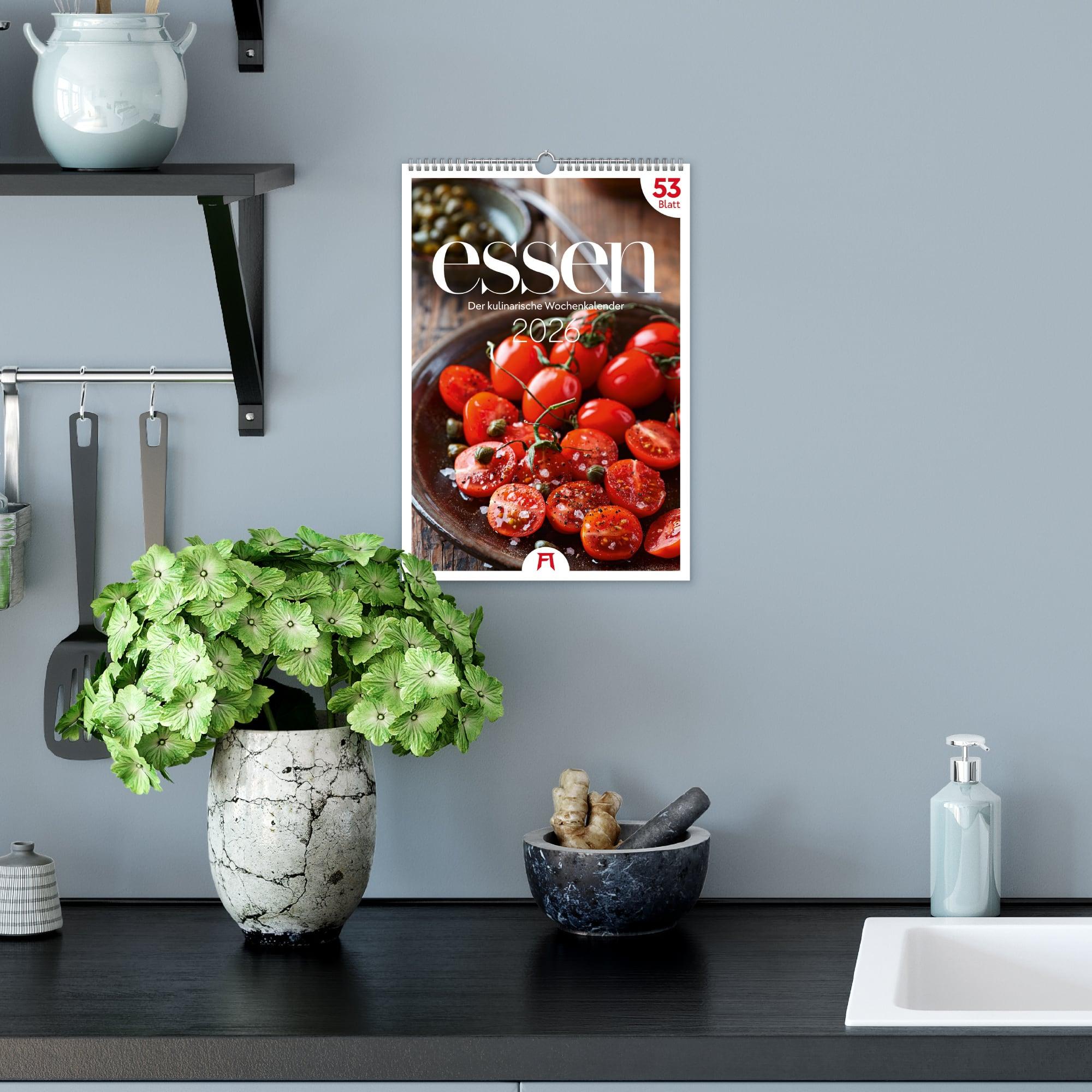 Beispielinhalt (Bild) Essen Wochenkalender 2026