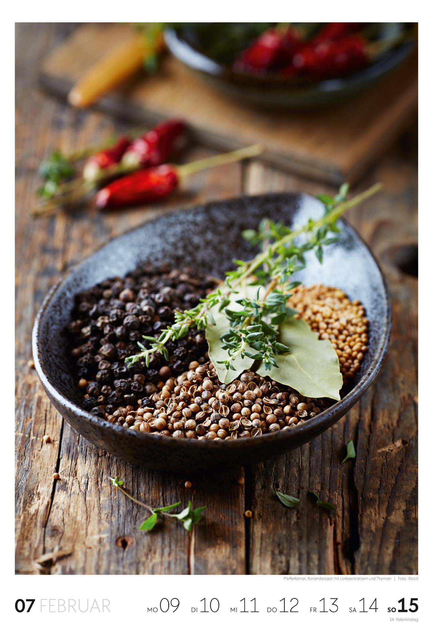 Beispielinhalt (Bild) Essen Wochenkalender 2026