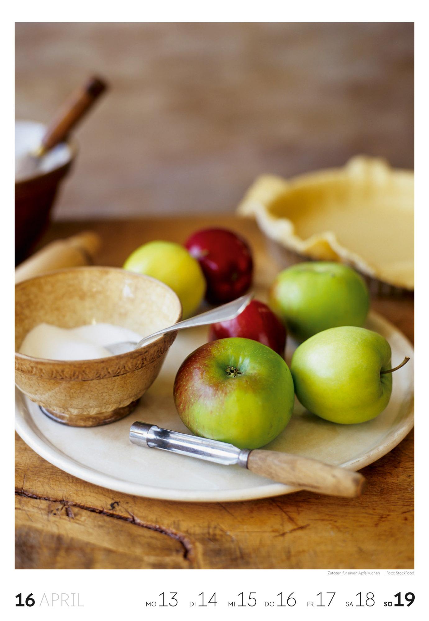 Beispielinhalt (Bild) Essen Wochenkalender 2026