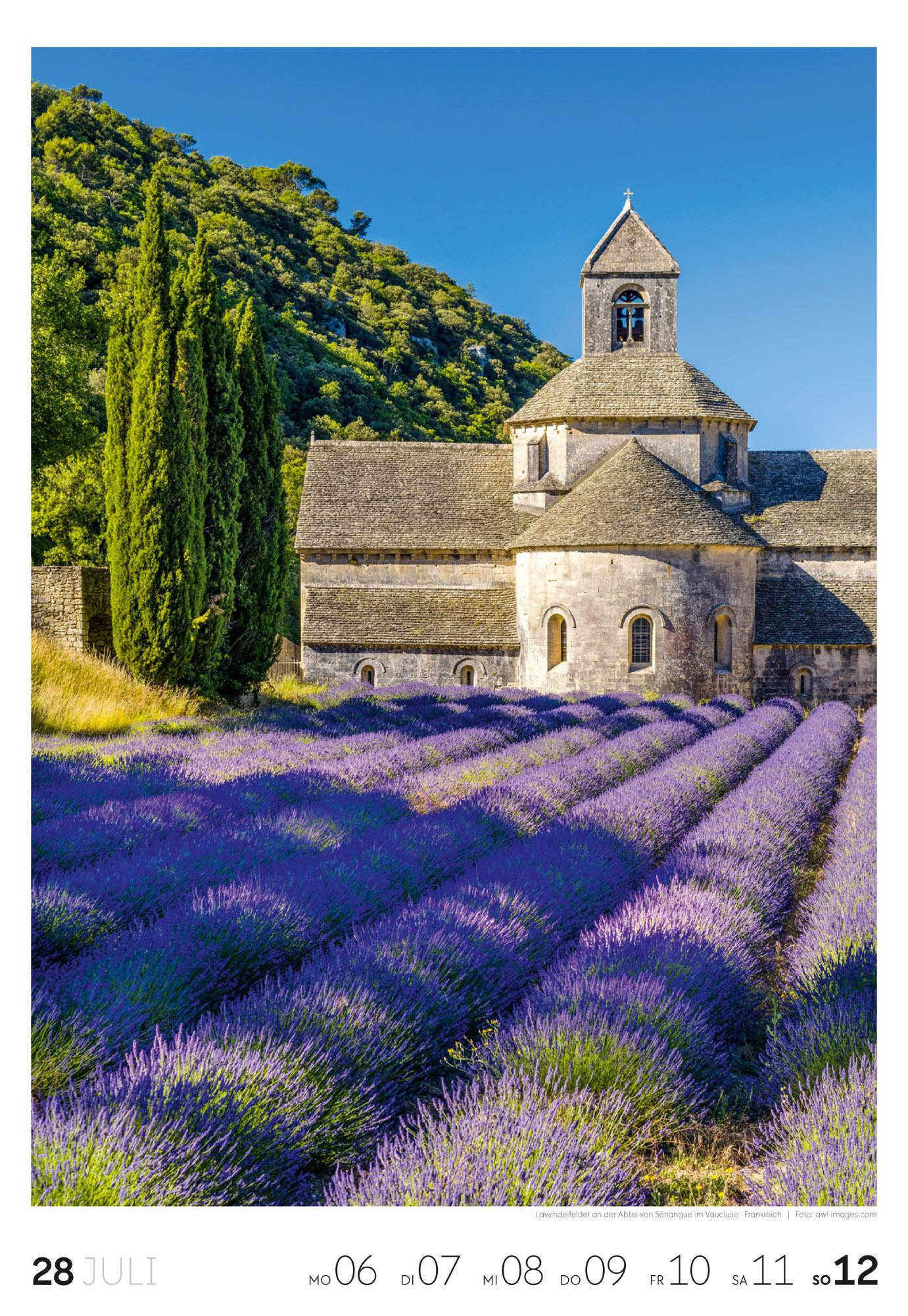 Beispielinhalt (Bild) Reisen Wochenkalender 2026