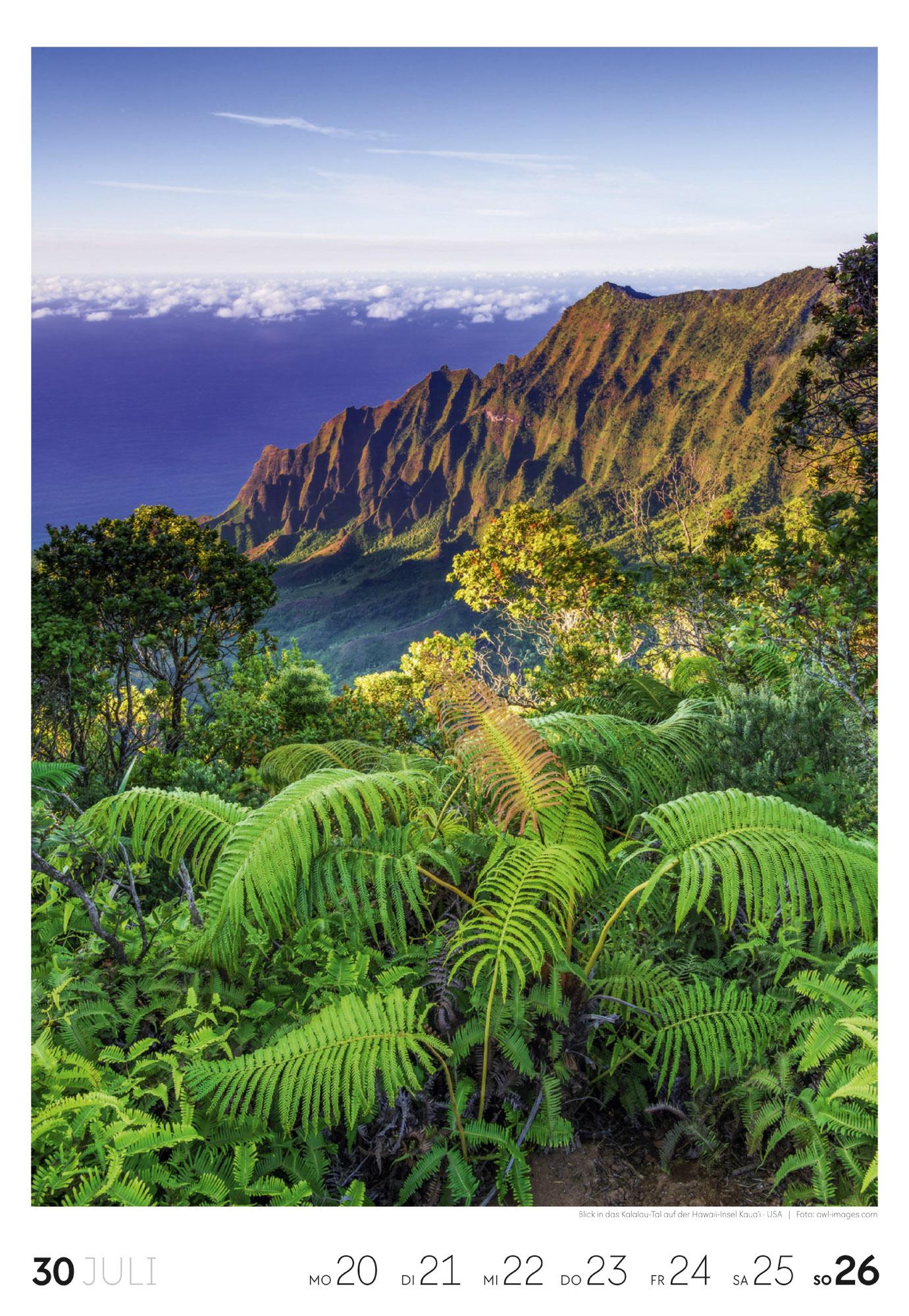 Beispielinhalt (Bild) Reisen Wochenkalender 2026