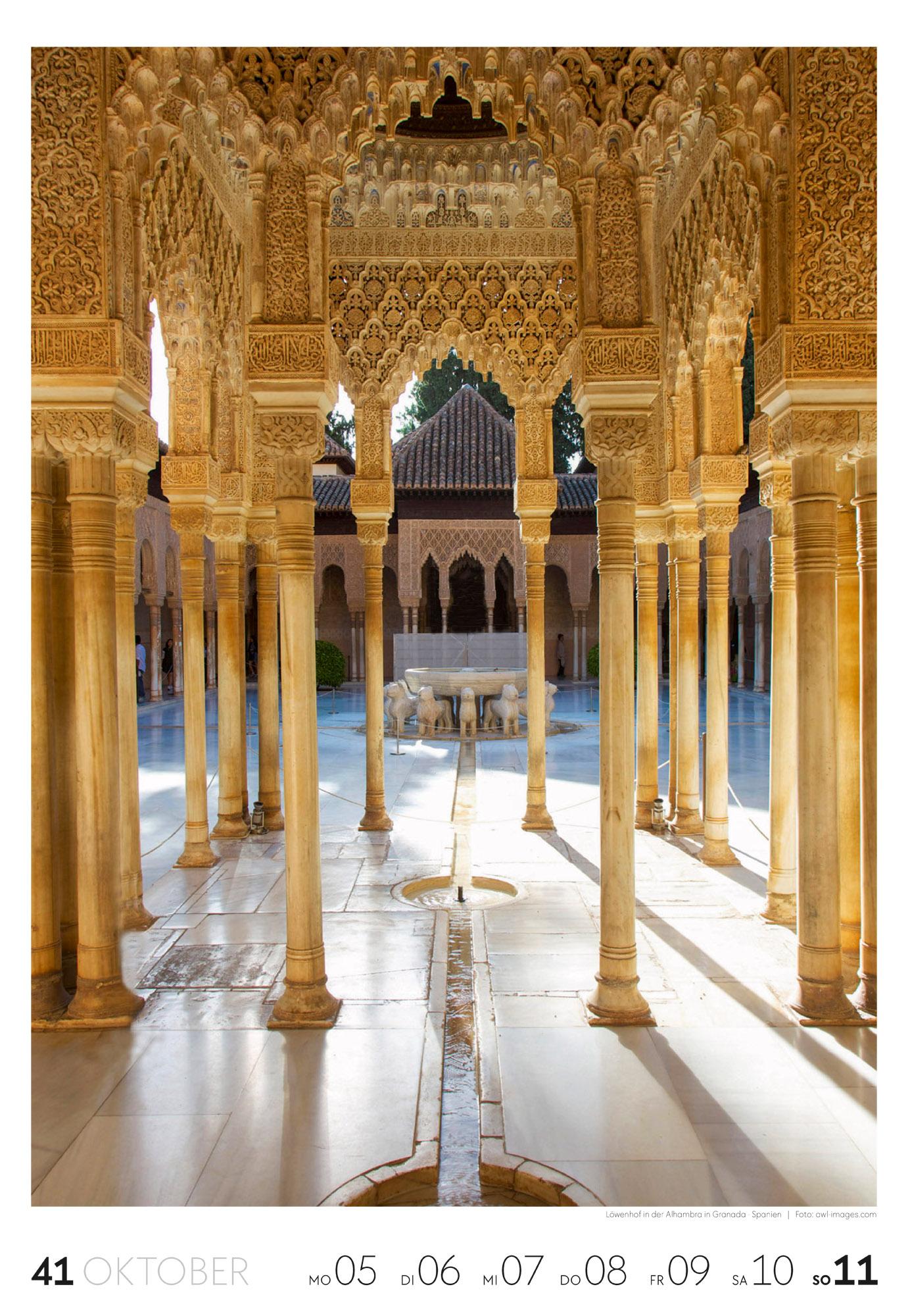 Beispielinhalt (Bild) Reisen Wochenkalender 2026