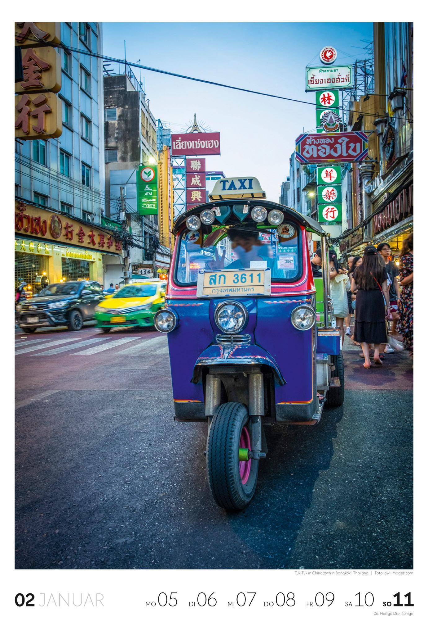 Beispielinhalt (Bild) Reisen Wochenkalender 2026