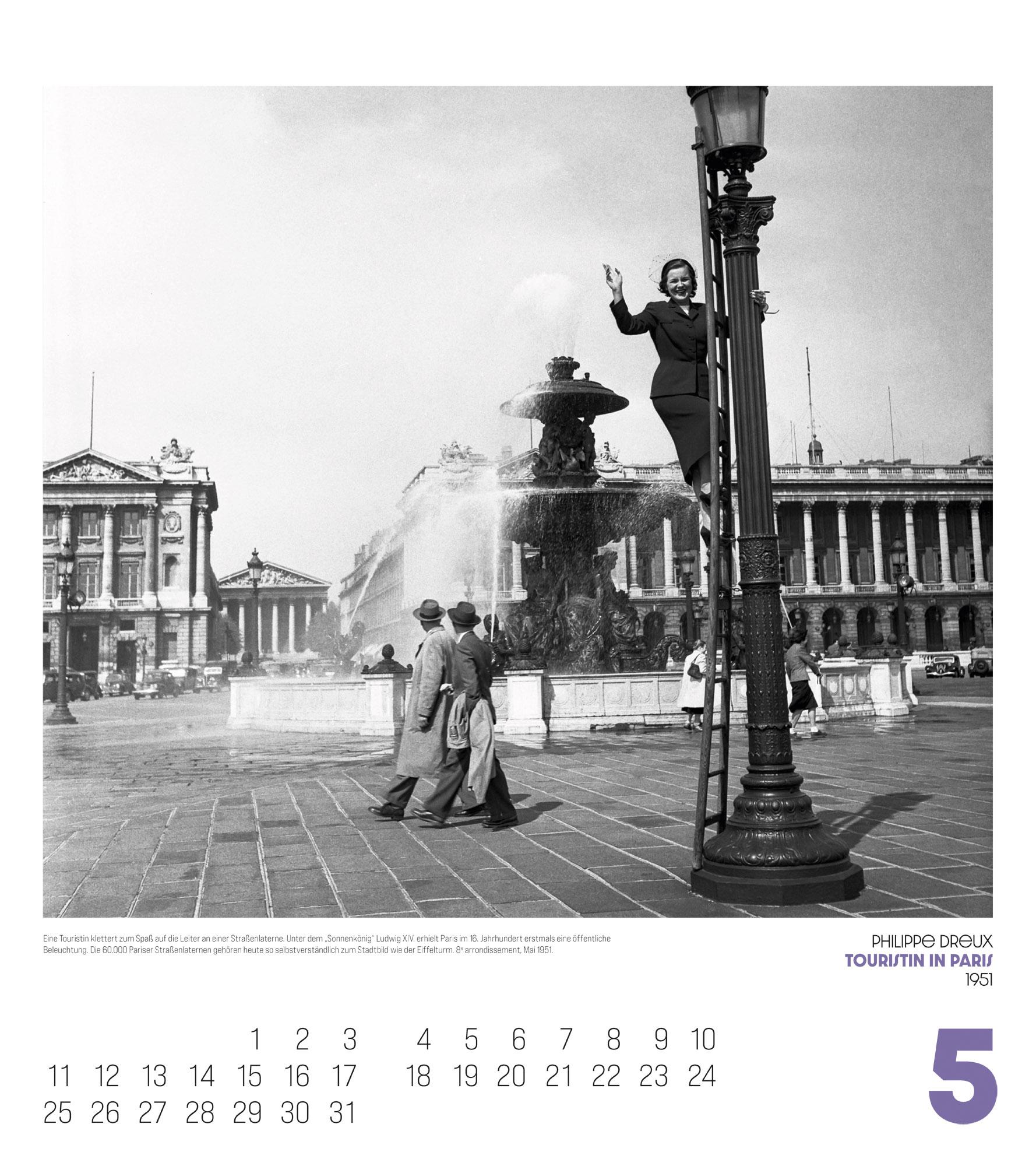 Beispielinhalt (Bild) Paris, mon amour Kalender 2026