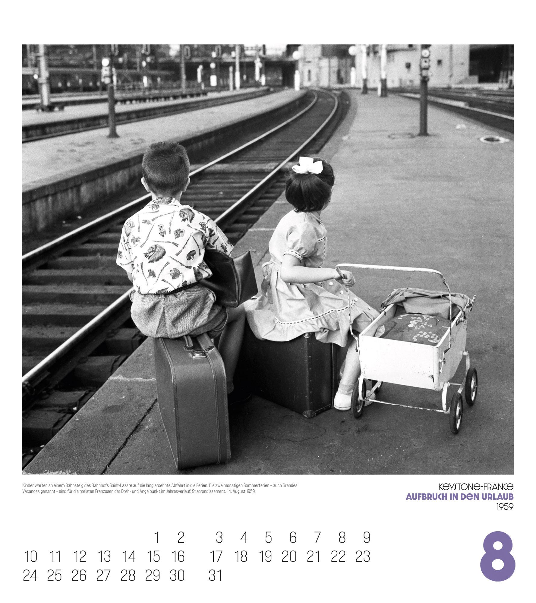 Beispielinhalt (Bild) Paris, mon amour Kalender 2026