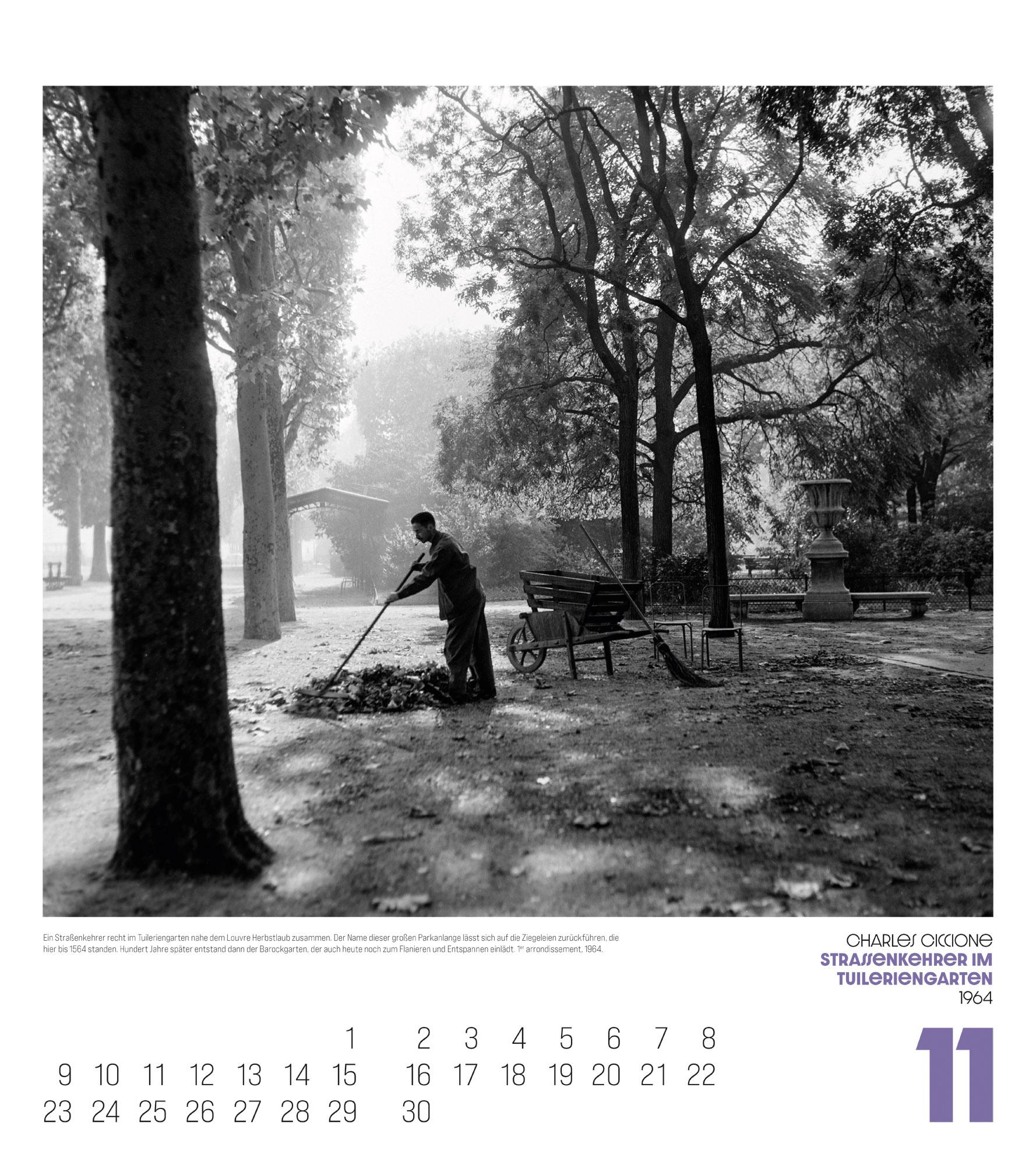 Beispielinhalt (Bild) Paris, mon amour Kalender 2026