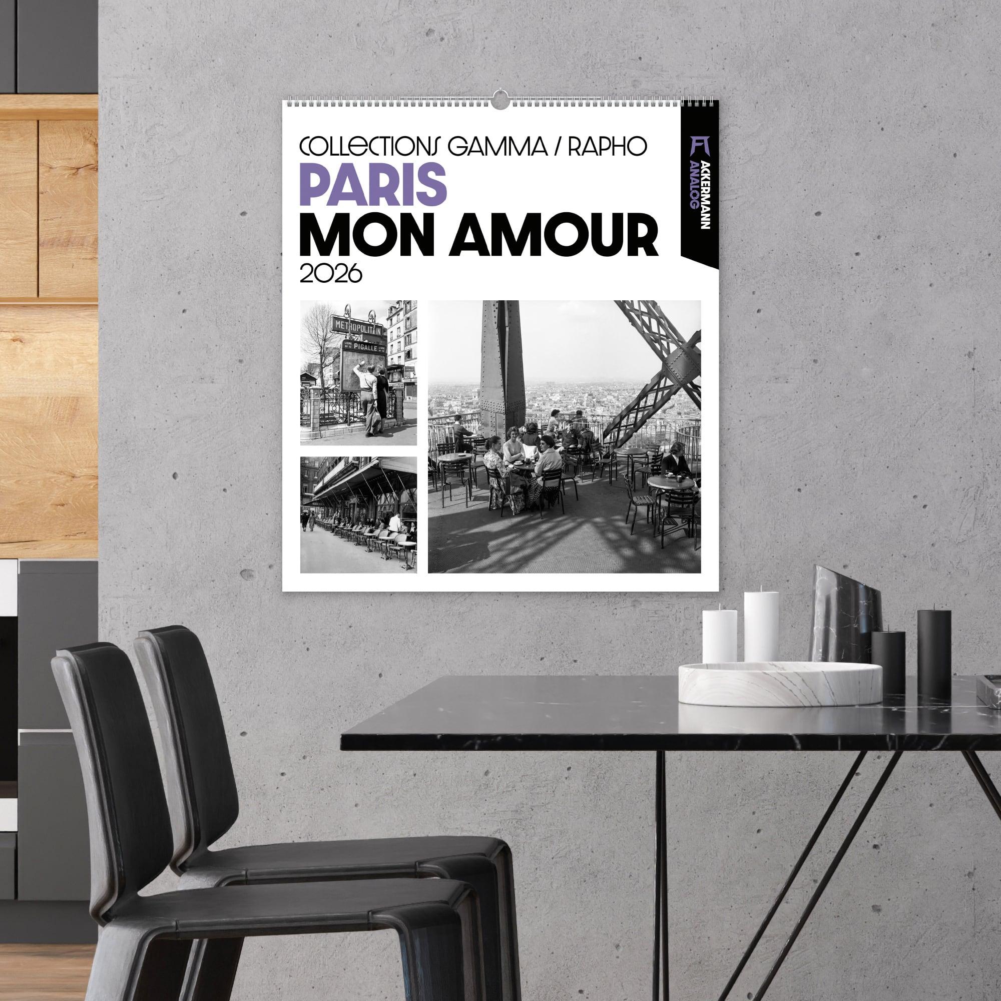 Beispielinhalt (Bild) Paris, mon amour Kalender 2026
