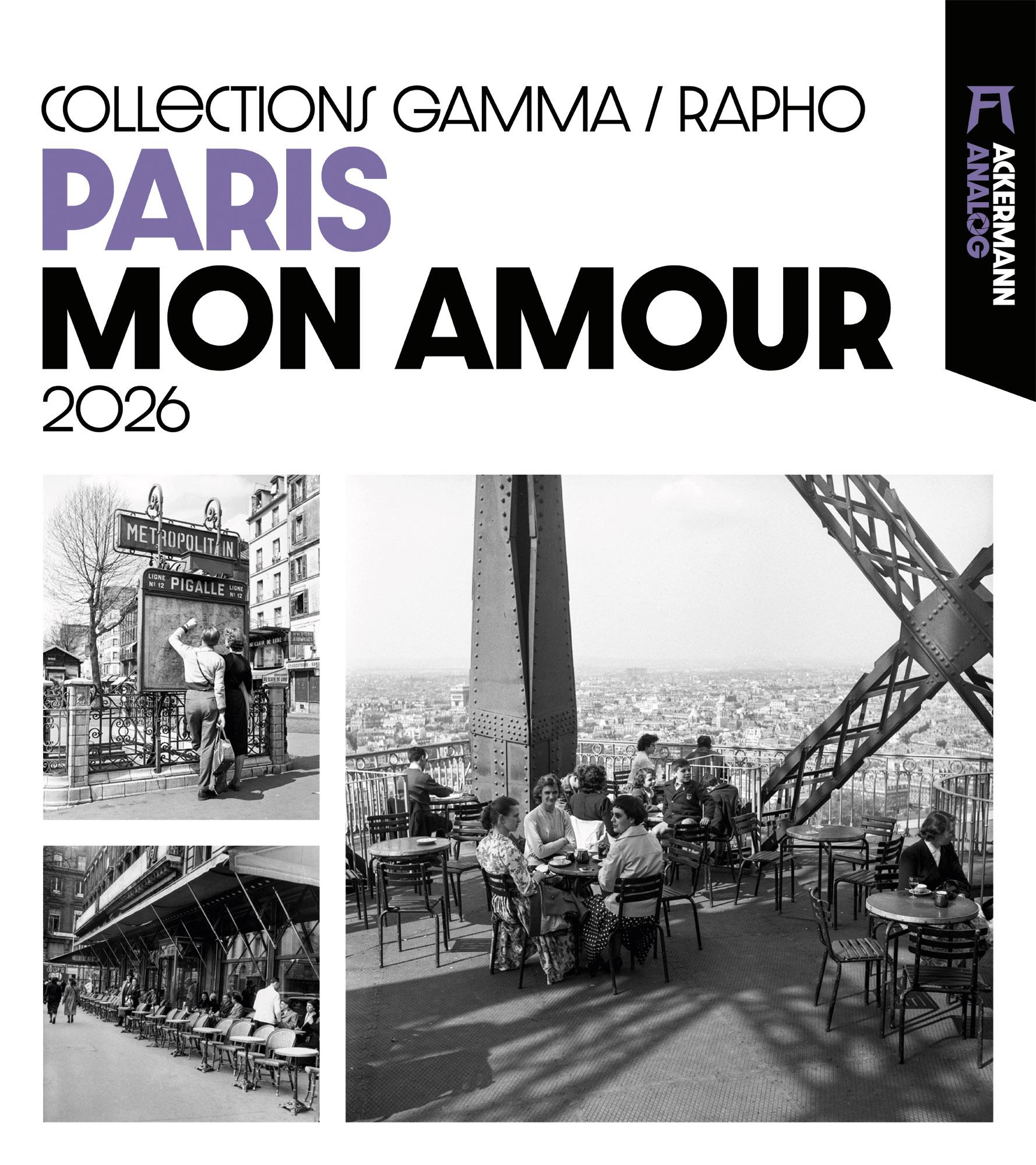 Vorderes Coverbild Paris, mon amour Kalender 2026