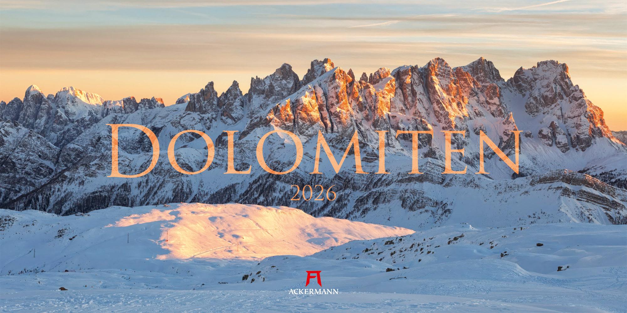 Vorderes Coverbild Dolomiten Kalender 2026