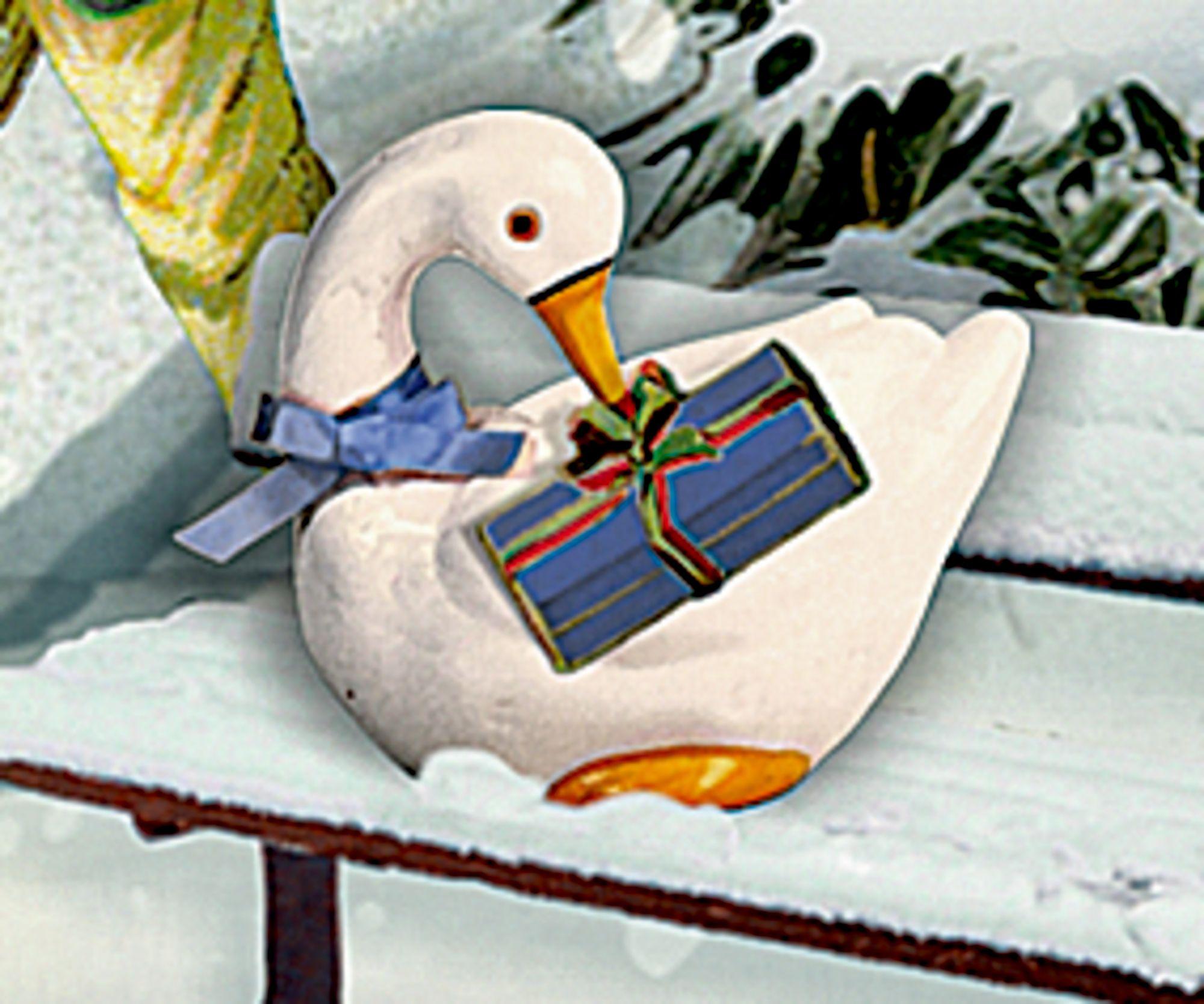 Beispielinhalt (Bild) Wand-Adventskalender - Nostalgischer Lichterbogen