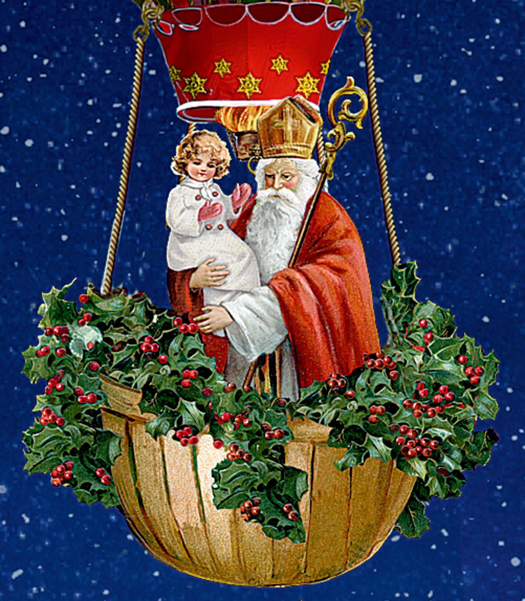 Beispielinhalt (Bild) Wand-Adventskalender - Weihnachtszauber auf dem Schloss