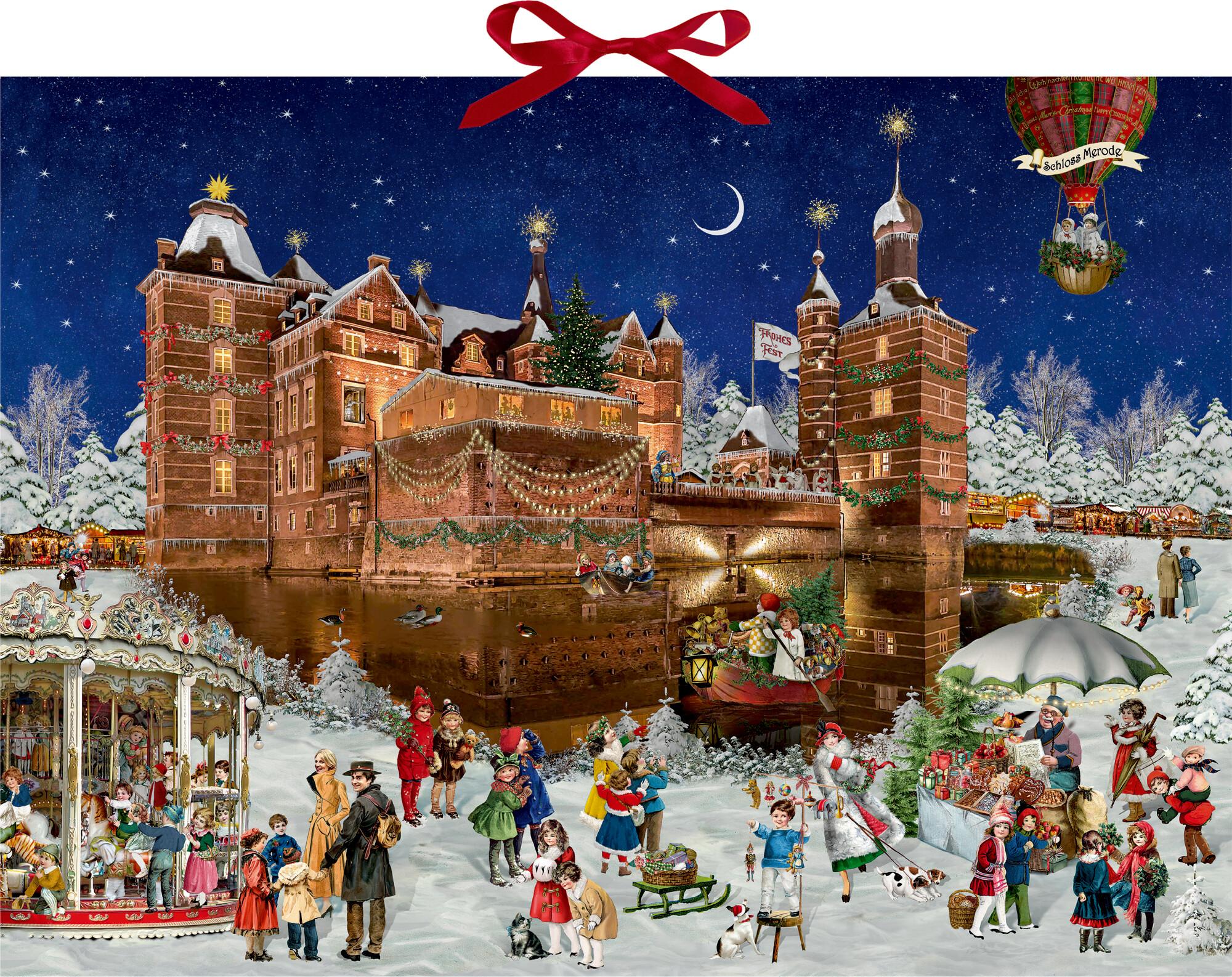 Vorderes Coverbild Wand-Adventskalender - Weihnachtszauber auf dem Schloss