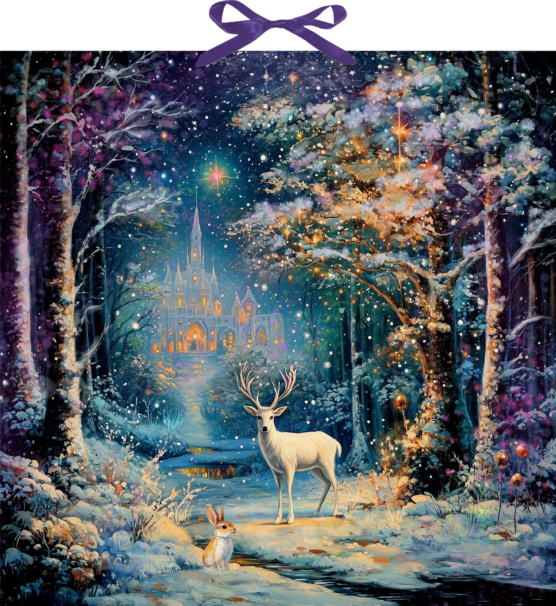 Vorderes Coverbild Wand-Adventskalender - Magischer Winterwald