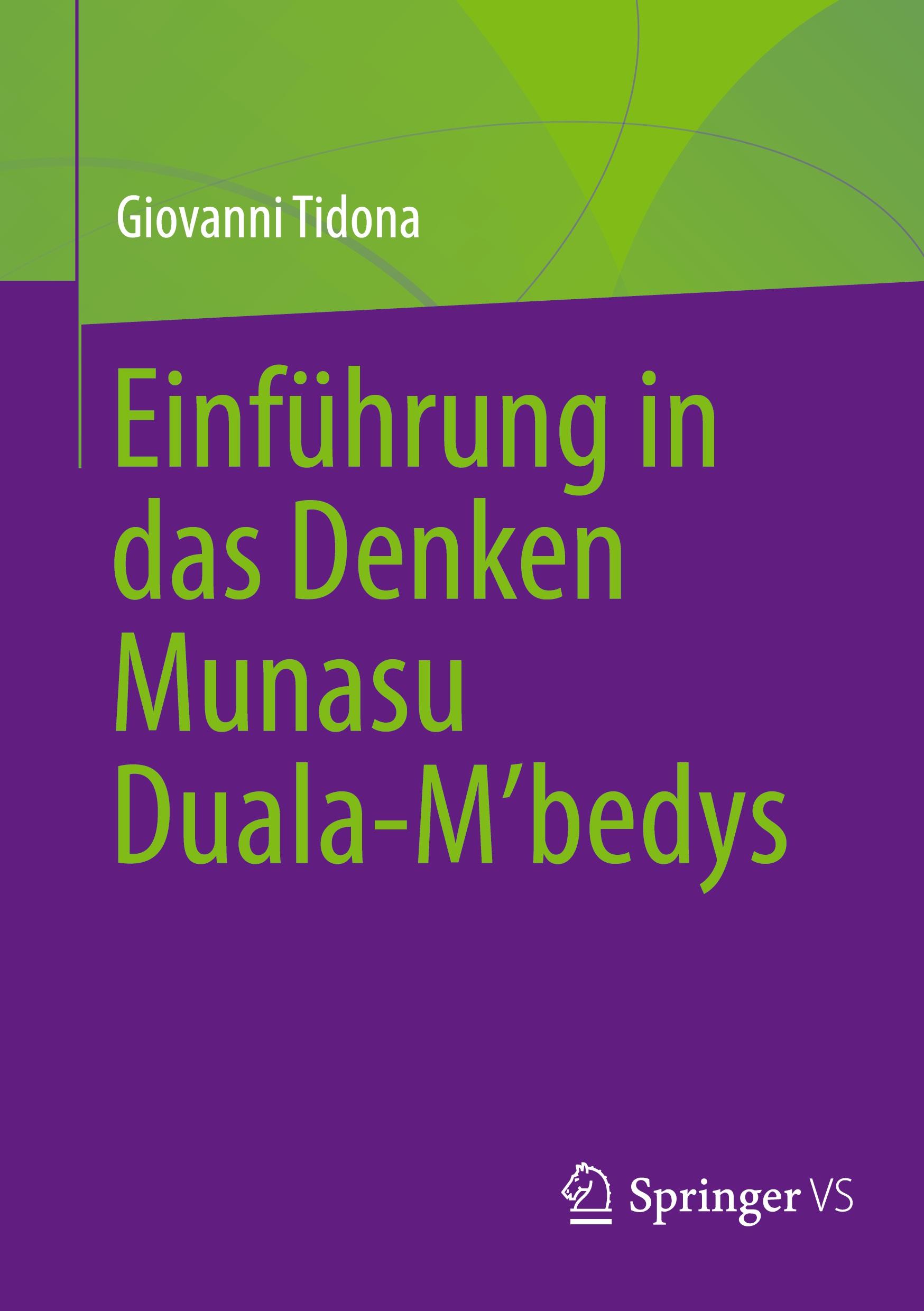 Vorderes Coverbild Einführung in das Denken Munasu Duala-M¿bedys