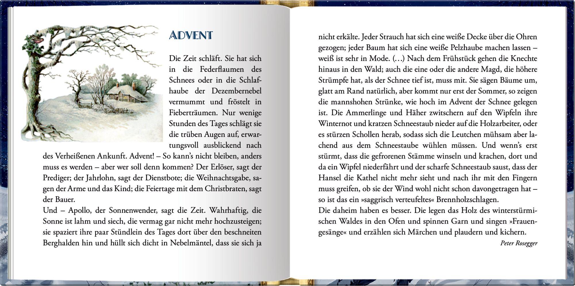 Beispielinhalt (Bild) Das kleine Adventsglück - Raunächte und Winterzauber
