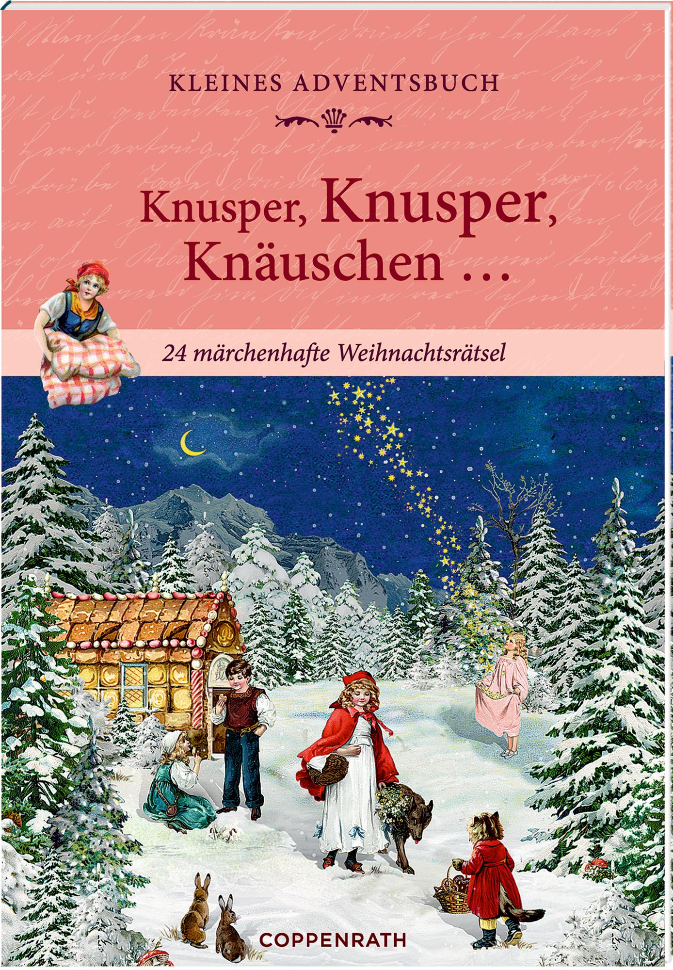 Vorderes Coverbild Adventskalenderbuch mit Türchen - Knusper, knusper, knäuschen ...