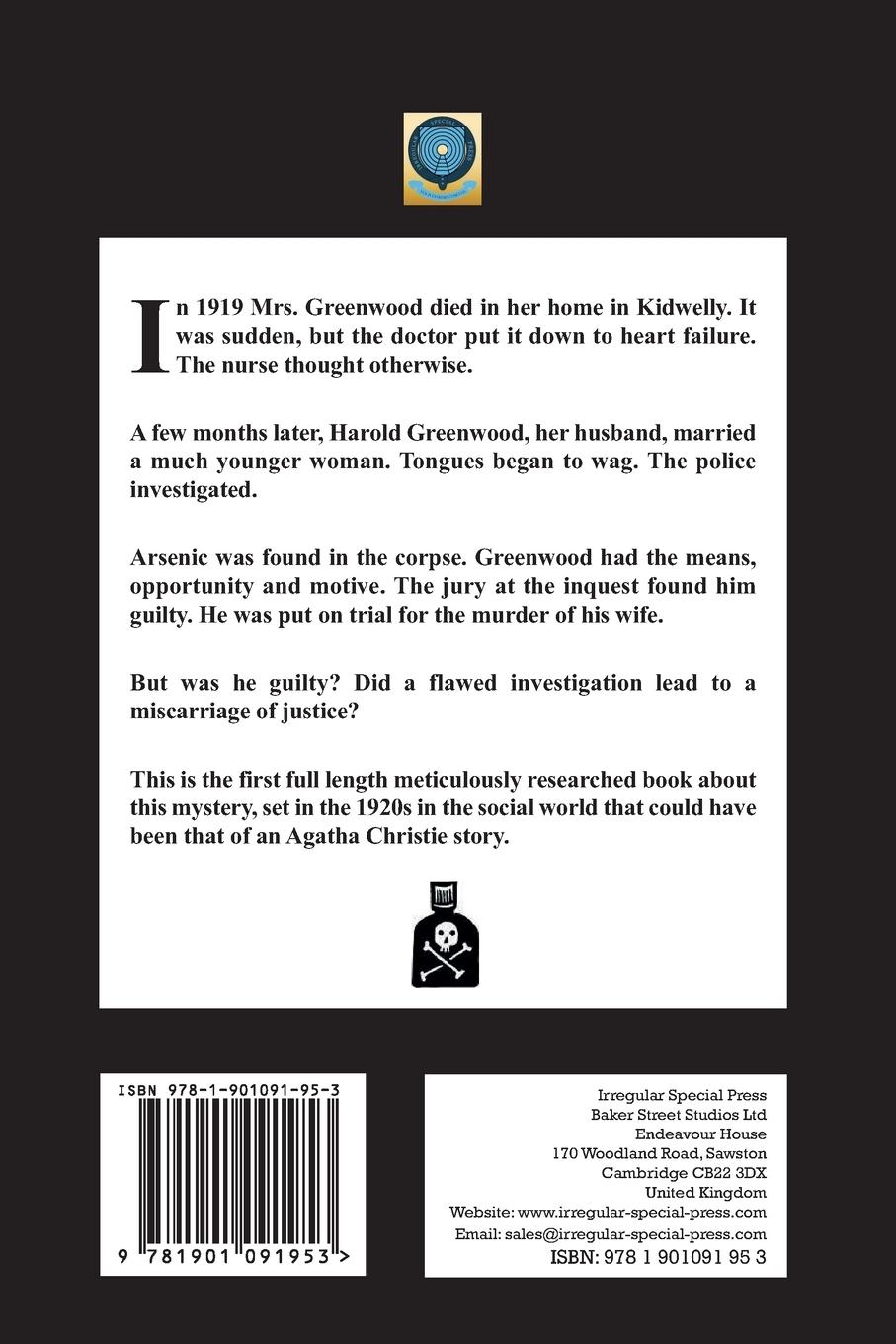 Rückseitencover Harold Greenwood and the Kidwelly Poisoning