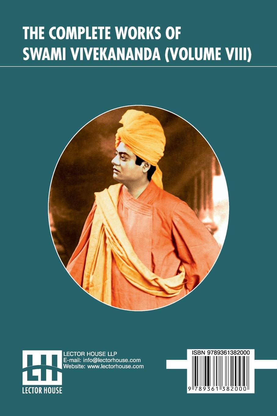 Rückseitencover The Complete Works Of Swami Vivekananda (Volume VIII)