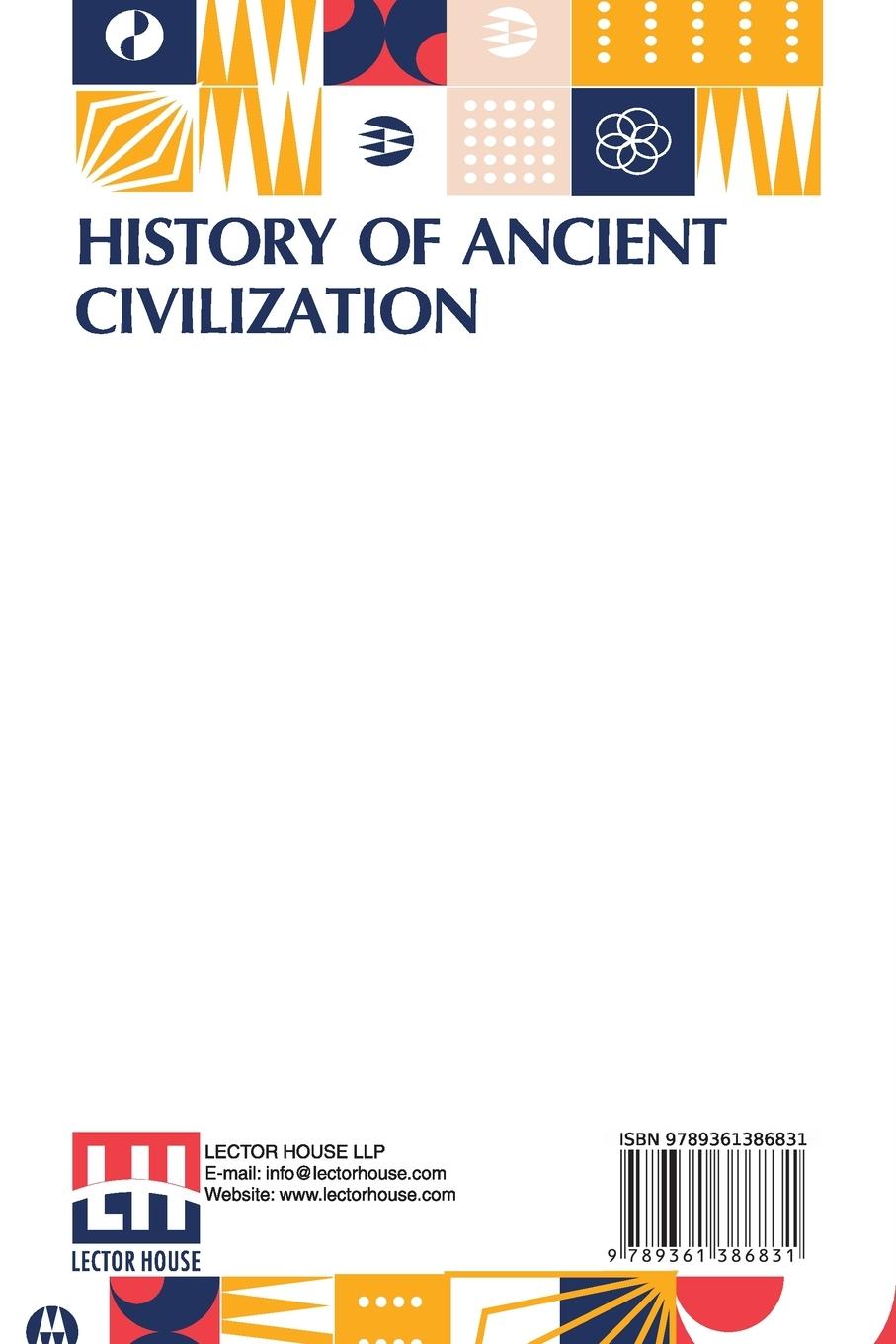 Rückseitencover History Of Ancient Civilization