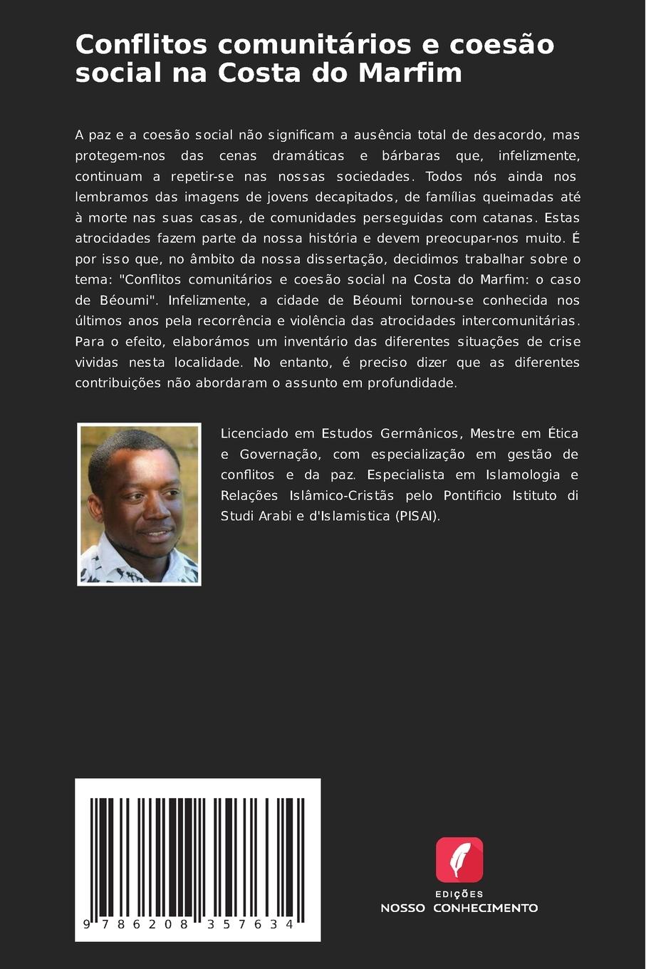 Rückseitencover Conflitos comunitários e coesão social na Costa do Marfim