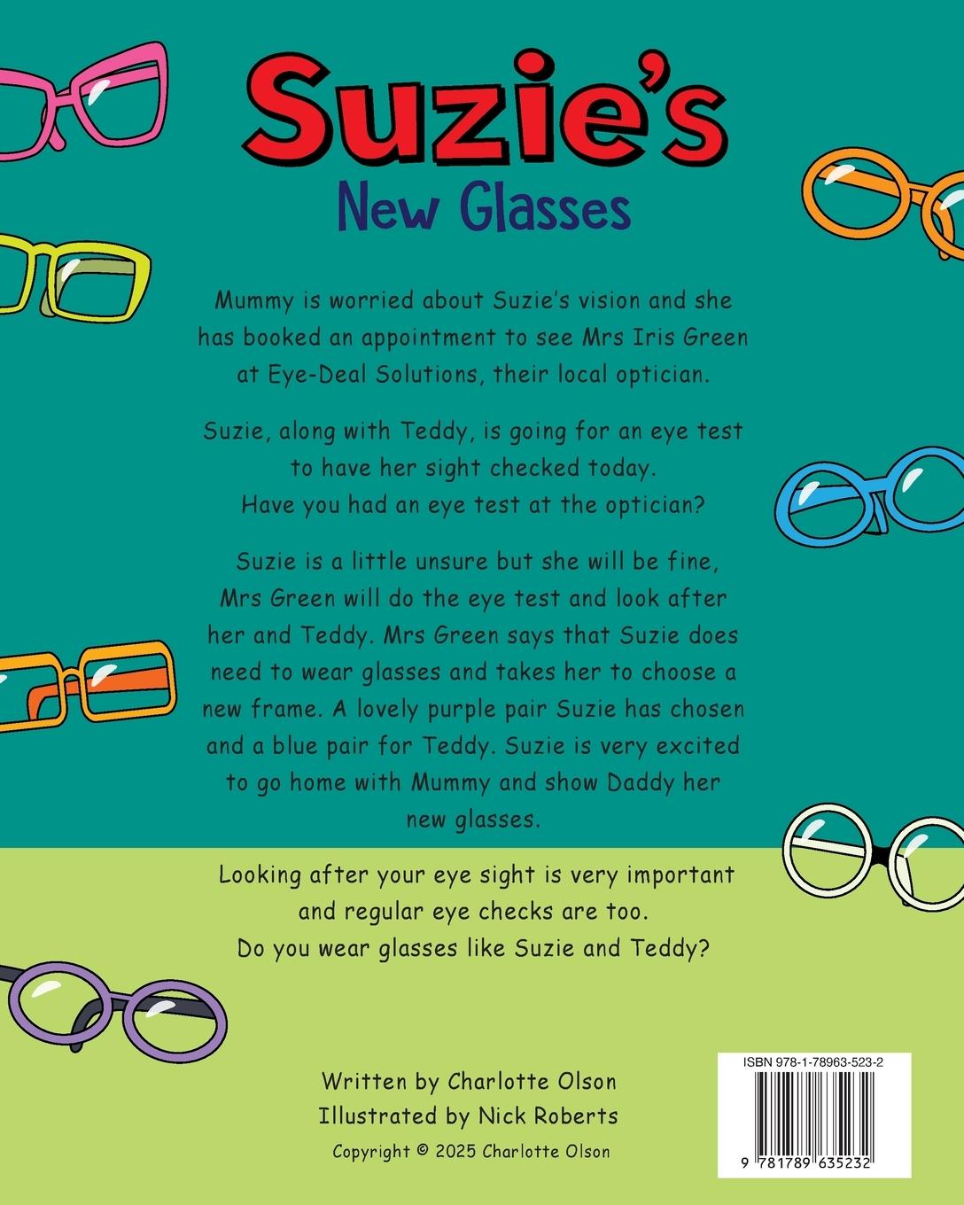 Rückseitencover Suzie's New Glasses