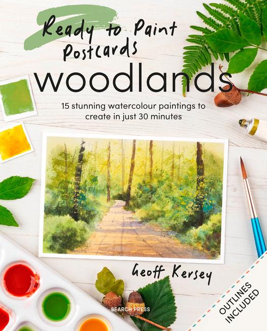 Vorderes Coverbild Ready to Paint Postcards: Woodlands