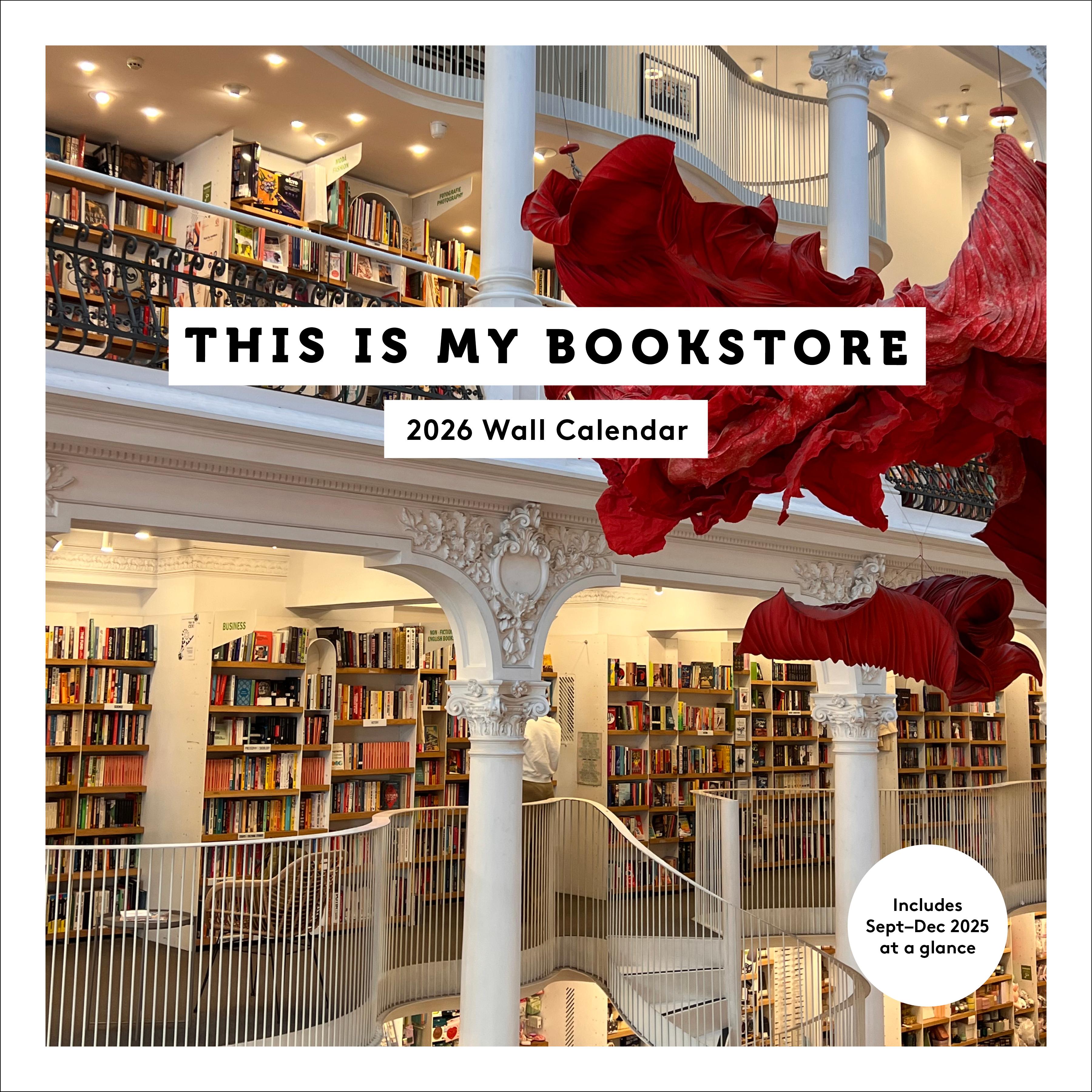 Vorderes Coverbild This Is My Bookstore 2026 Wall Calendar