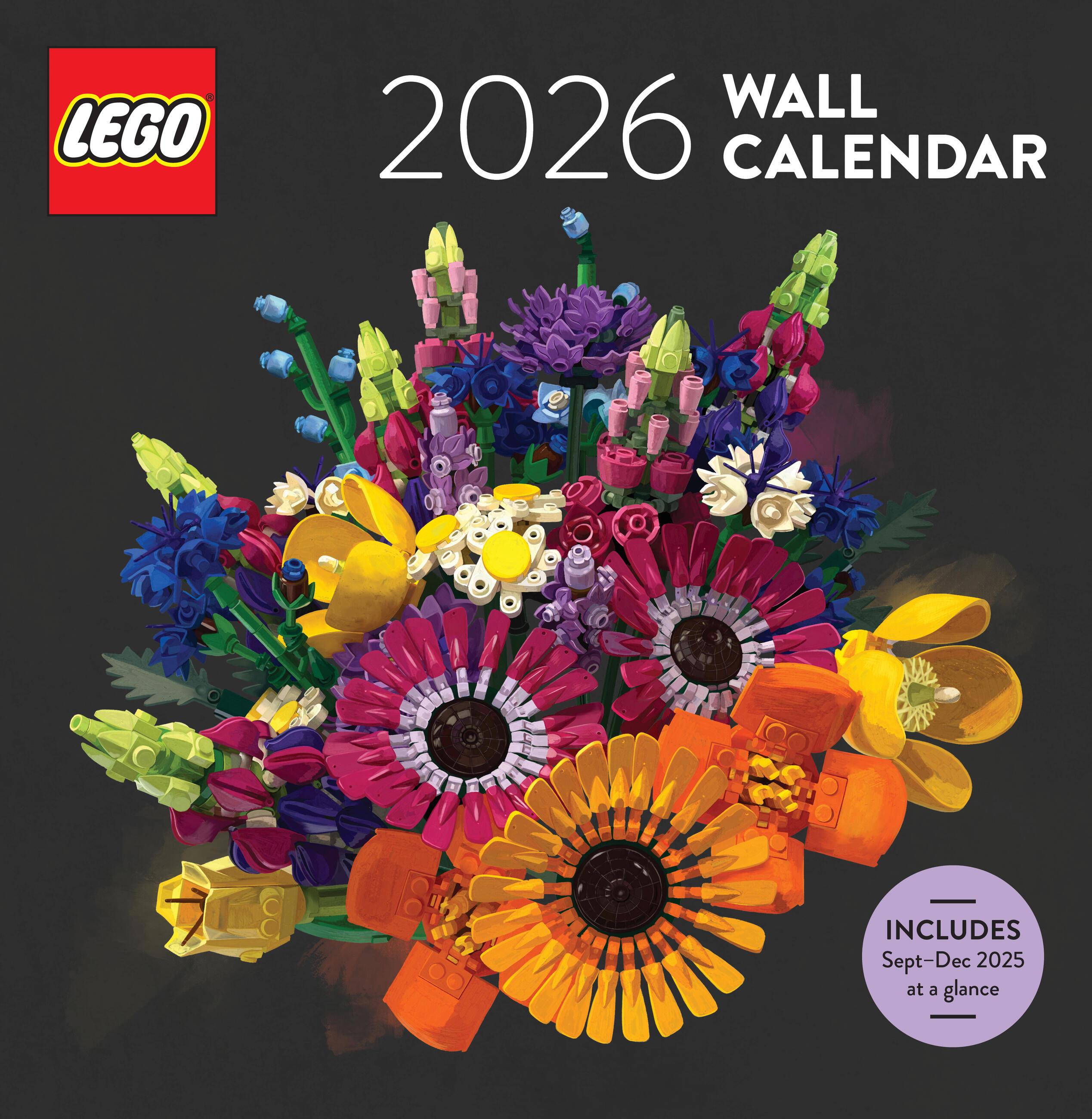 Vorderes Coverbild Lego 2026 Wall Calendar