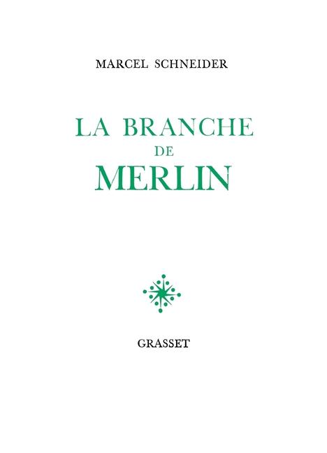 Vorderes Coverbild La branche de Merlin