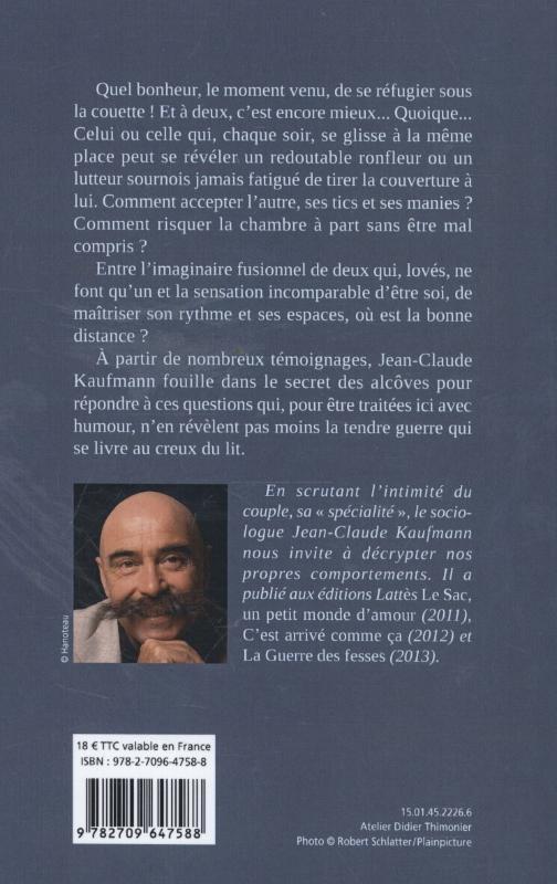 Rückseitencover Un lit pour deux