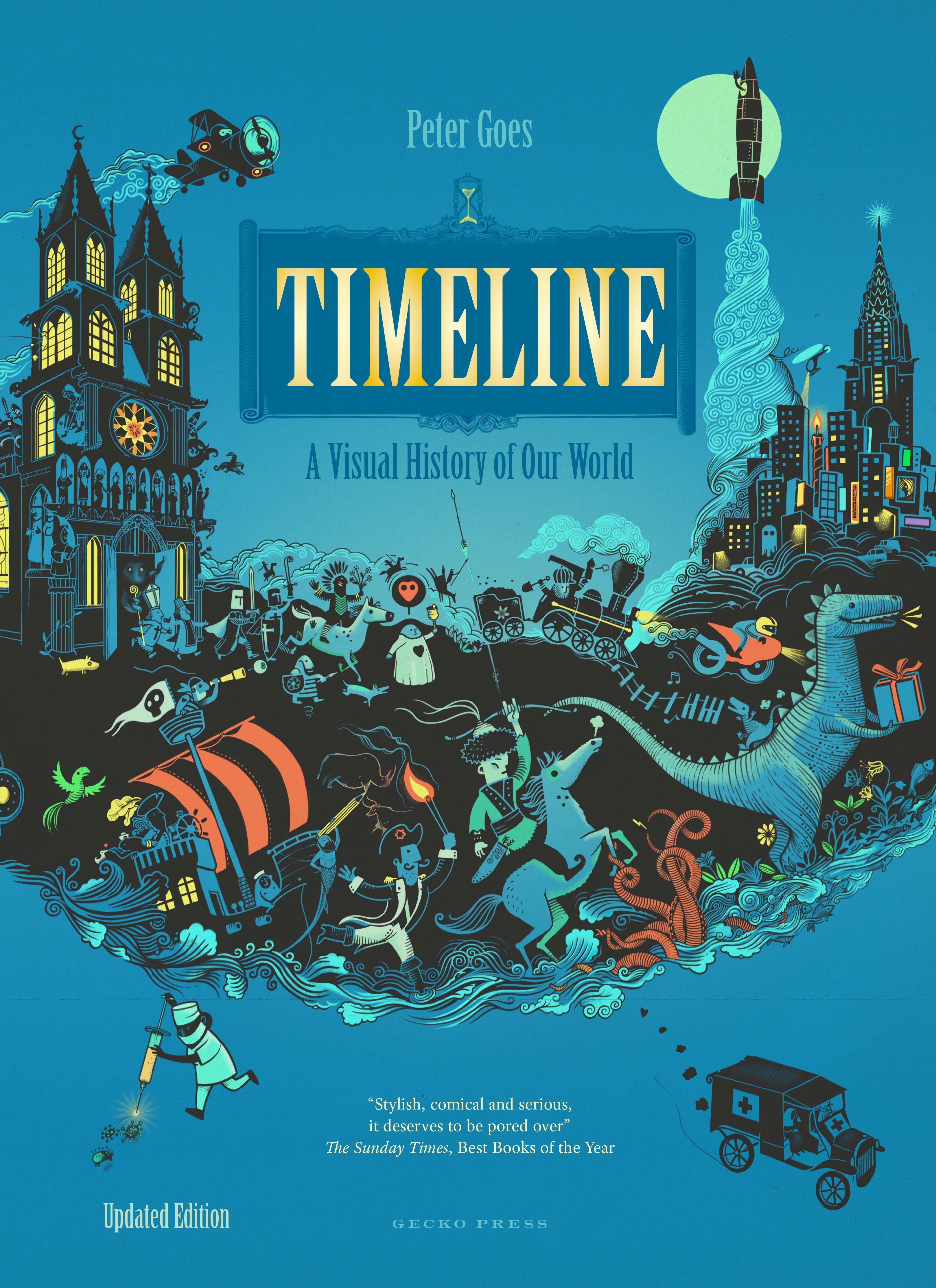 Vorderes Coverbild Timeline: A Visual History of Our World
