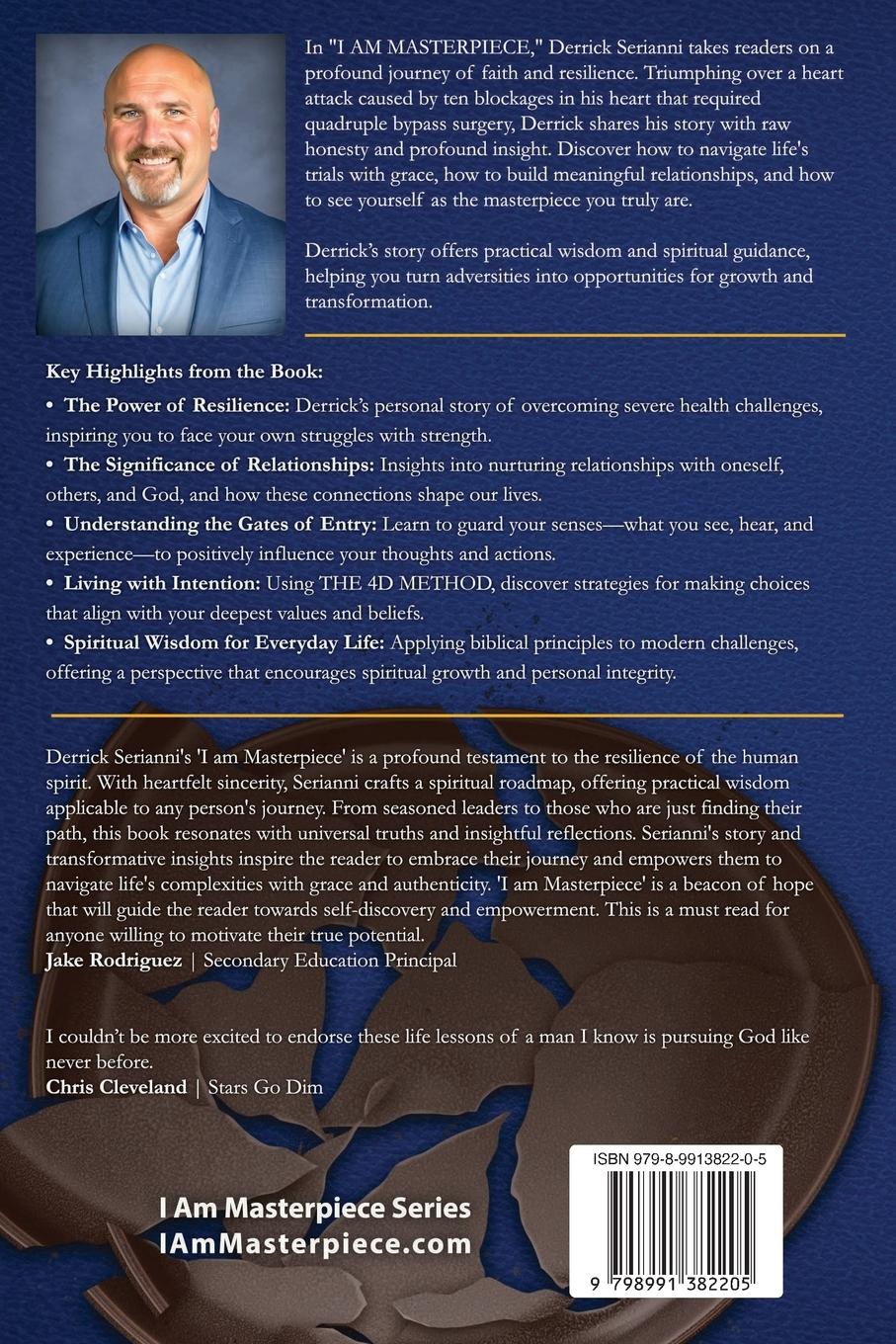 Rückseitencover I AM MASTERPIECE