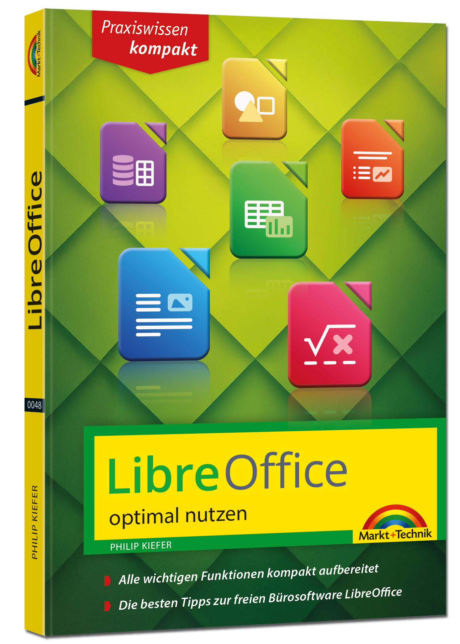 Vorderes Coverbild LibreOffice - Praxiswissen - Das Handbuch zur Software für Ein- und Umsteiger