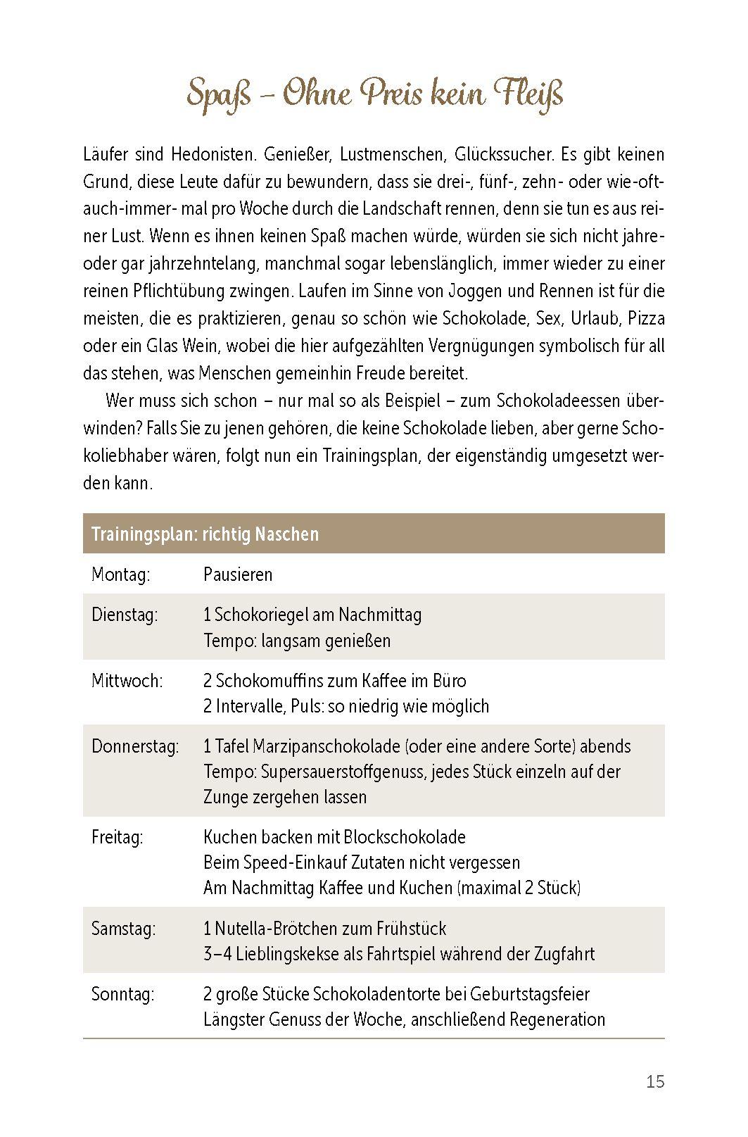 Beispielinhalt (Bild) Das Funkeln der Schweißperlen